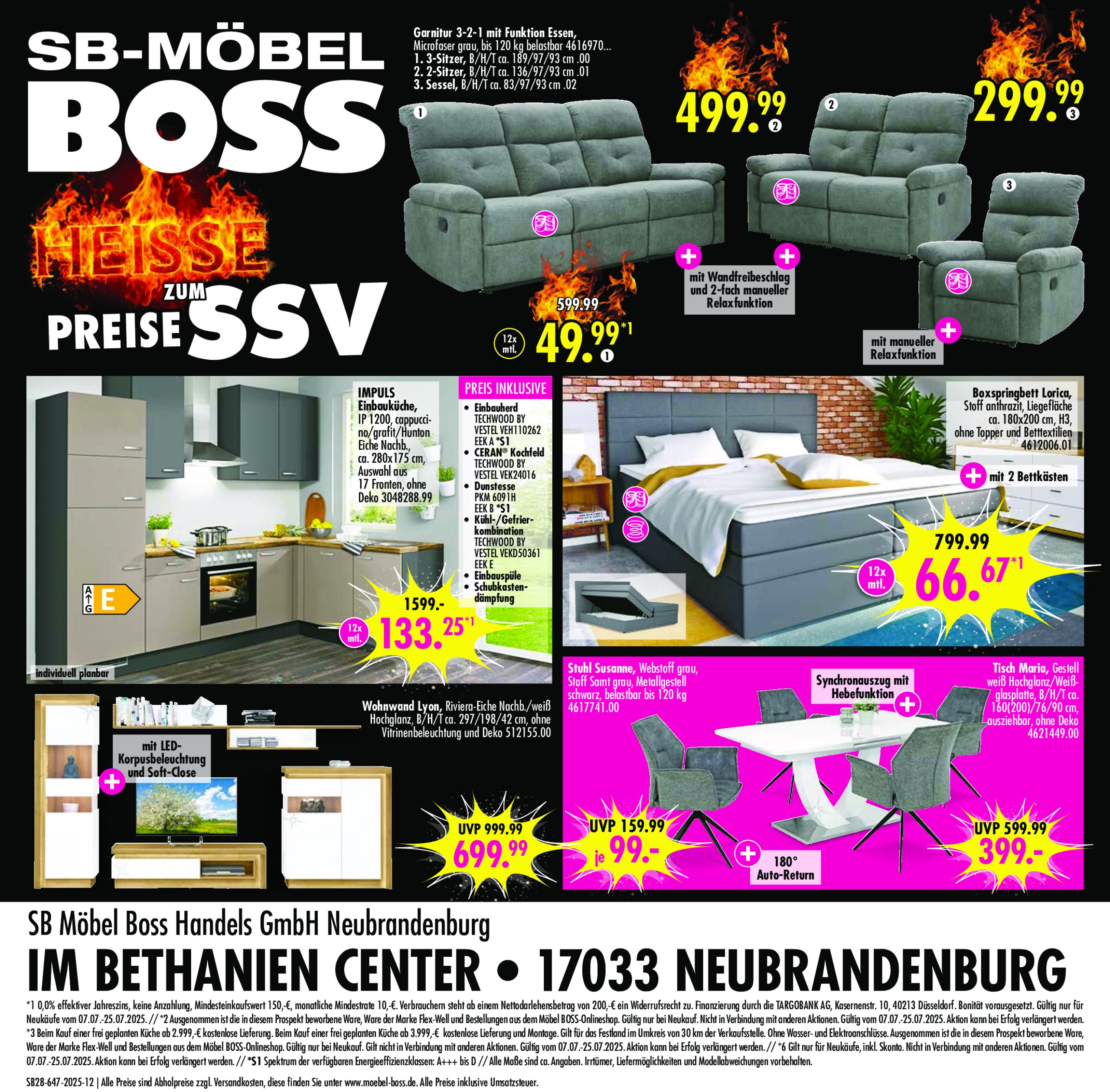 moebel-boss - SB Möbel BOSS - Neubrandenburg-Prospekt gültig vom 07.07. bis 25.07. - page: 7