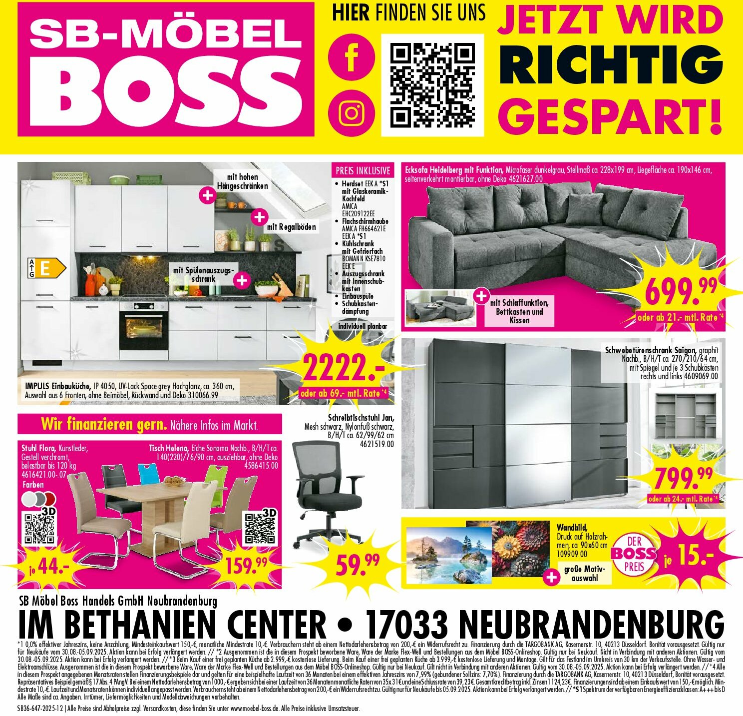 moebel-boss - SB Möbel BOSS - Neubrandenburg-Prospekt gültig vom 30.08. bis 05.09. - page: 7