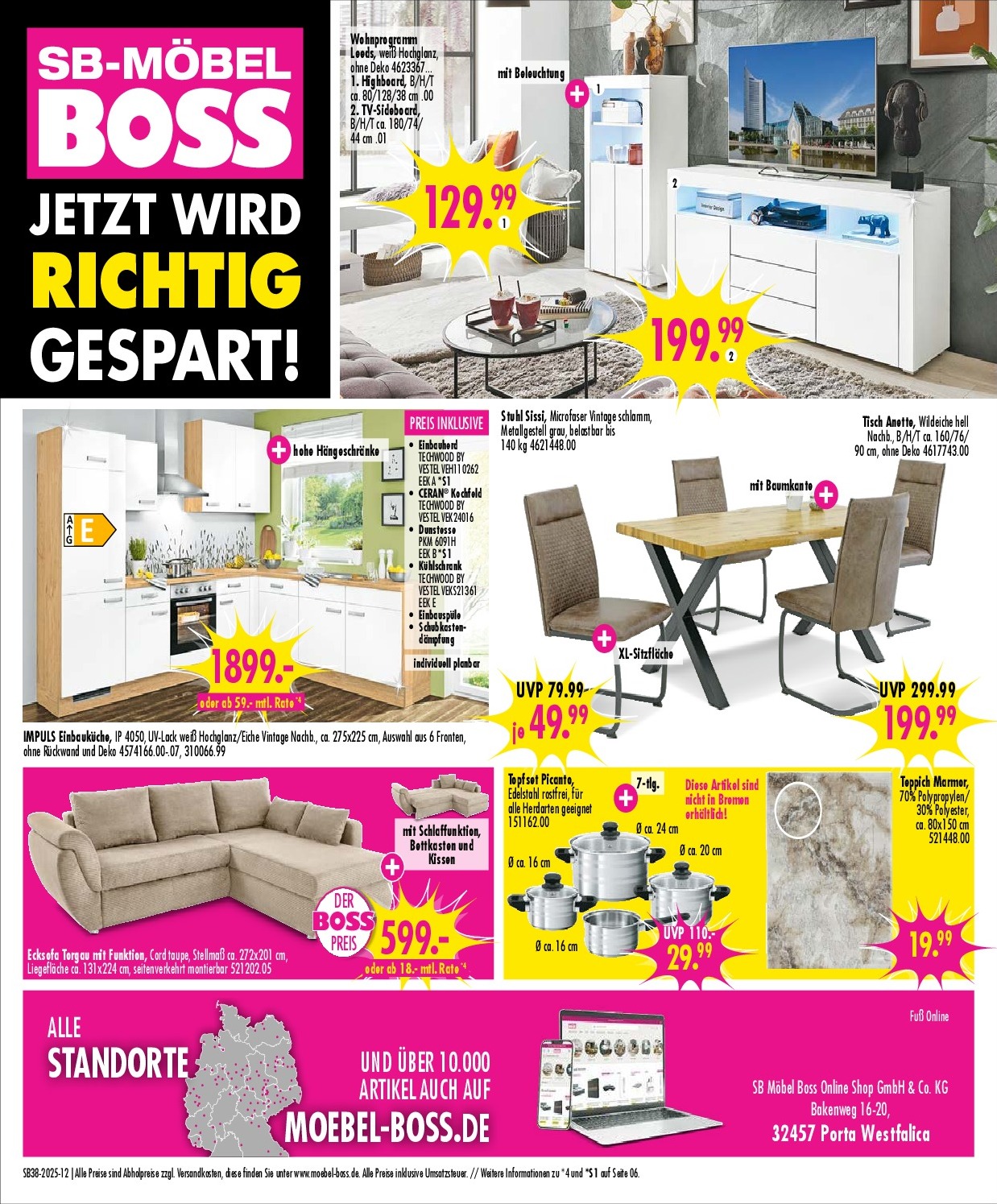 moebel-boss - SB Möbel BOSS-Prospekt gültig vom 13.09. bis 19.09. - page: 7