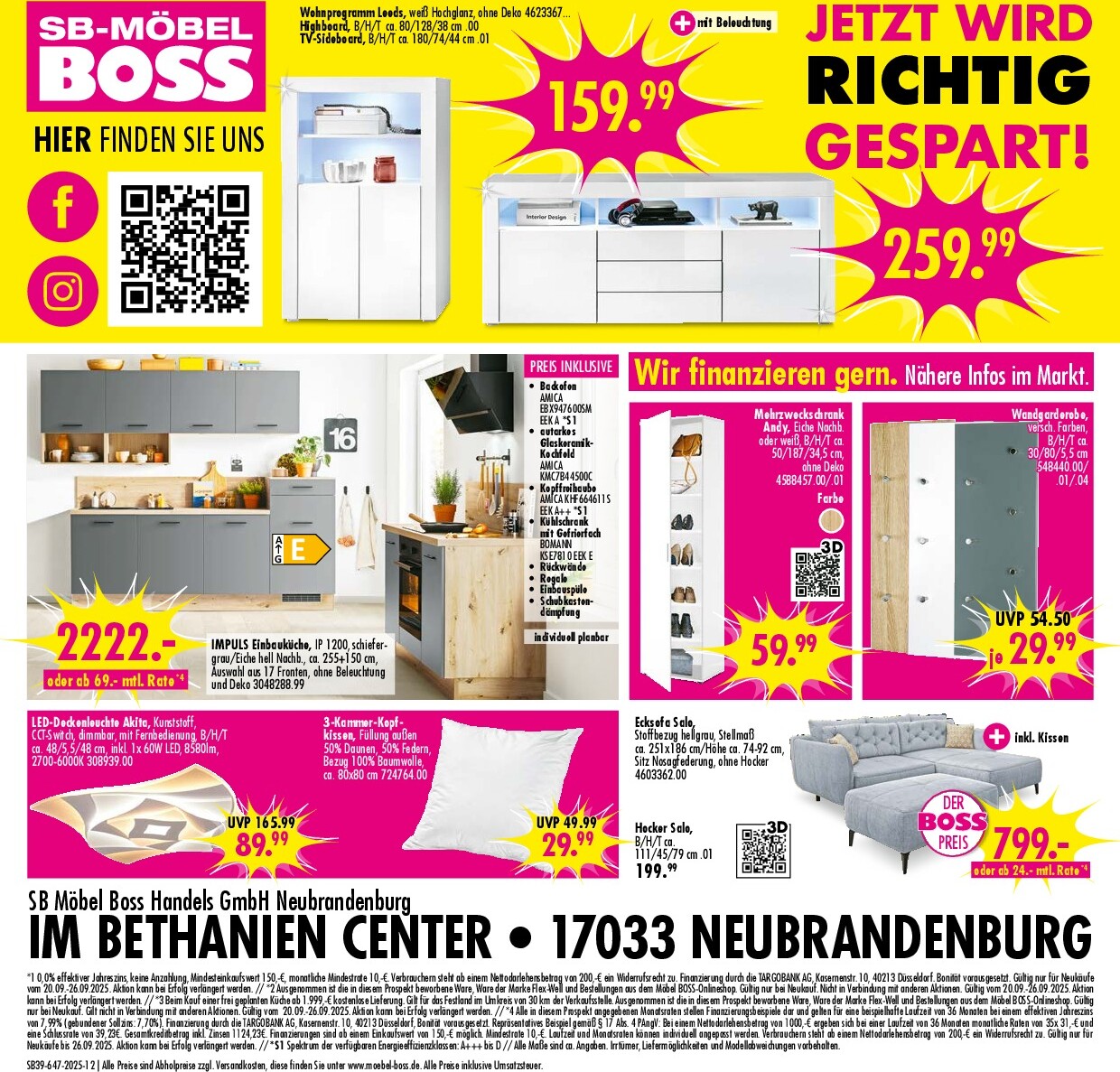 moebel-boss - SB Möbel BOSS - Neubrandenburg-Prospekt gültig vom 20.09. bis 26.09. - page: 7