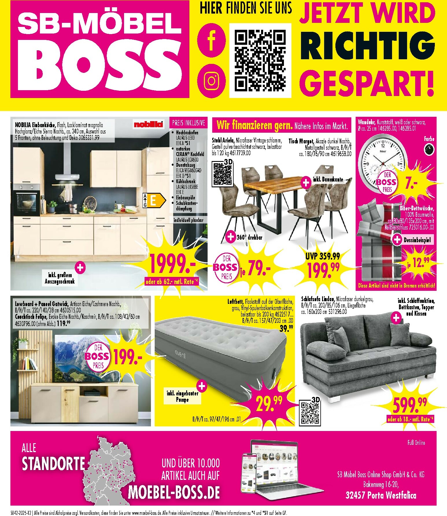 moebel-boss - SB Möbel BOSS-Prospekt gültig vom 11.10. bis 17.10. - page: 7