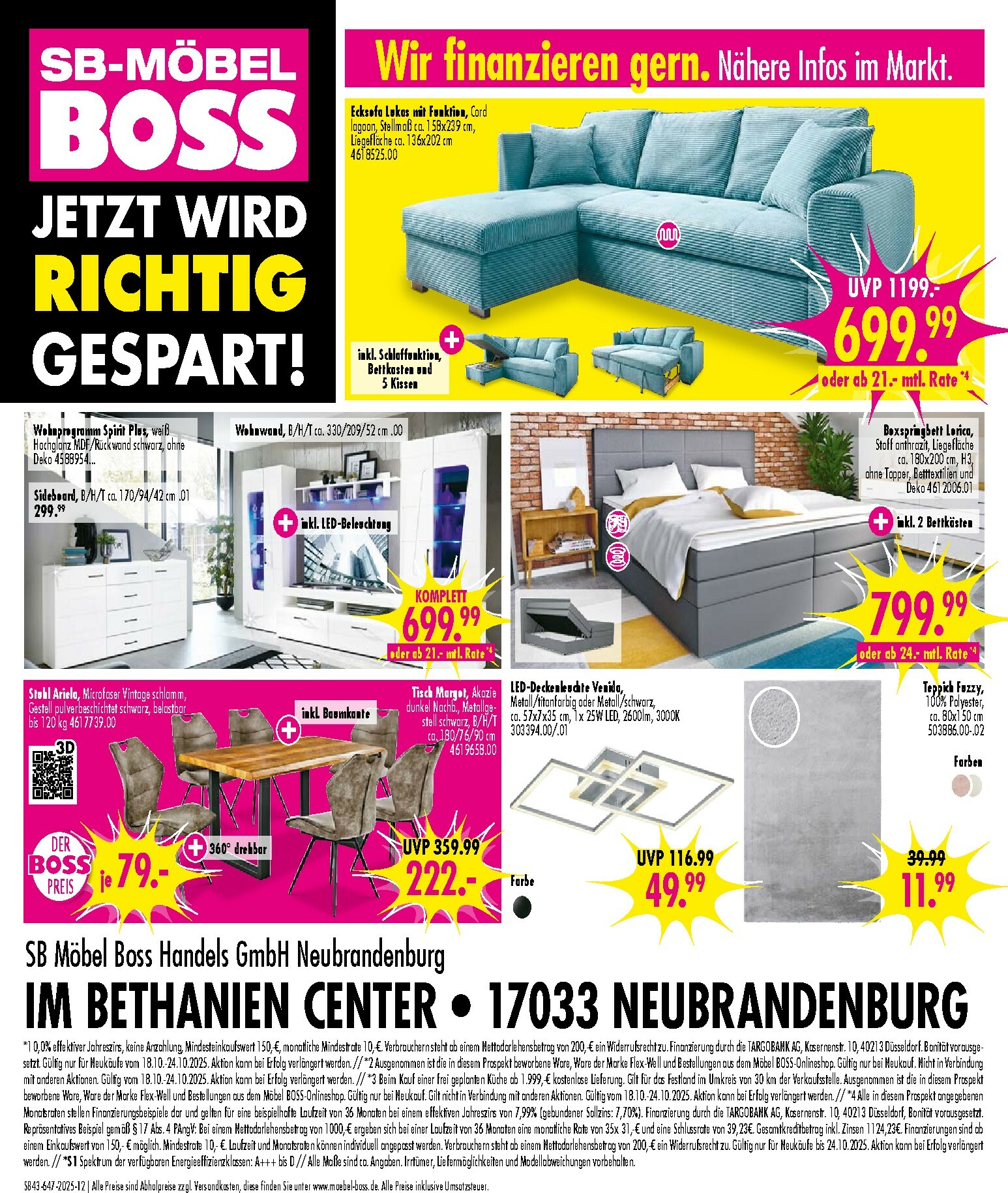 moebel-boss - SB Möbel BOSS - Neubrandenburg-Prospekt gültig vom 18.10. bis 24.10. - page: 7
