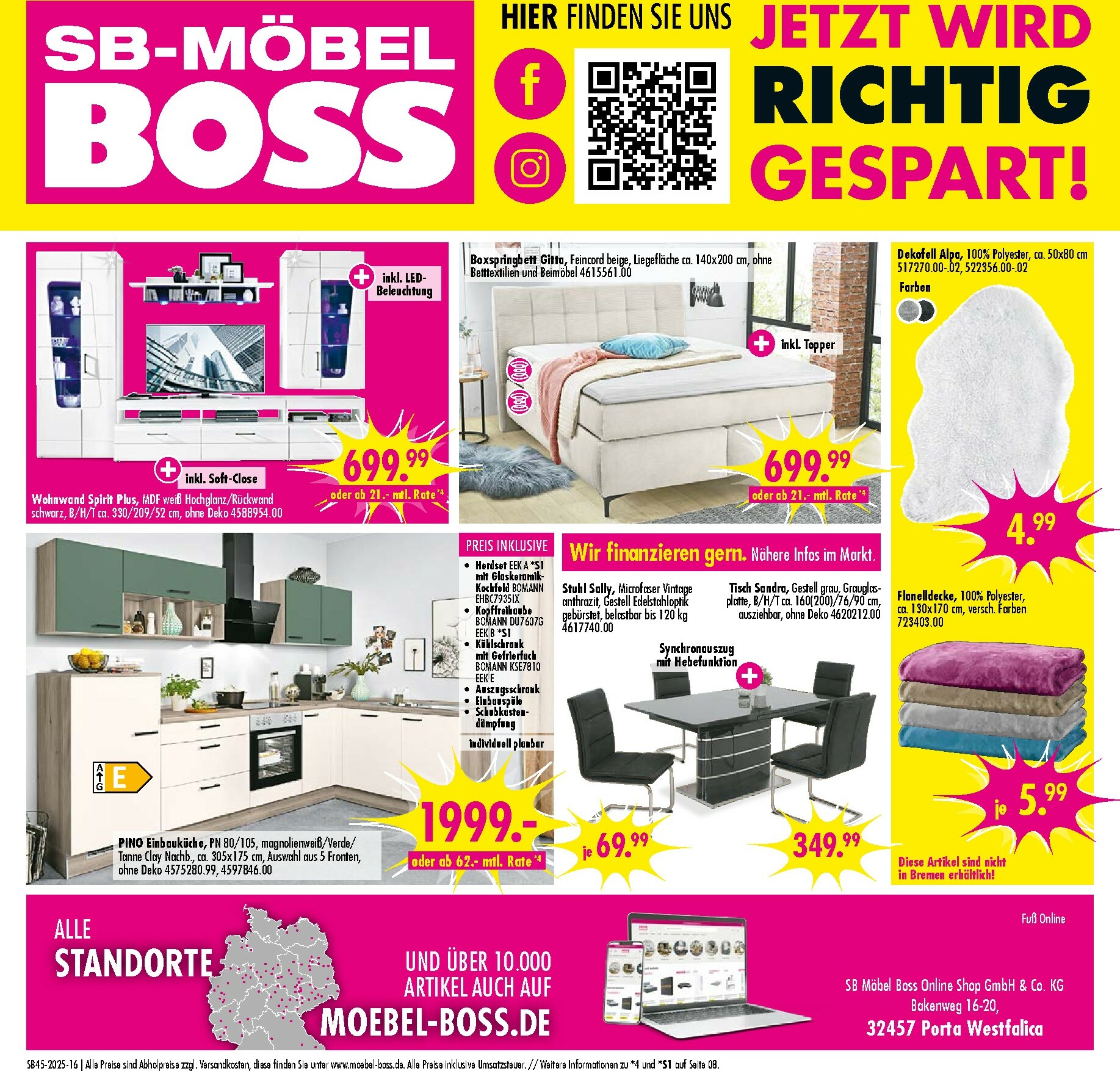 moebel-boss - SB Möbel BOSS-Prospekt gültig vom 01.11. bis 07.11. - page: 9