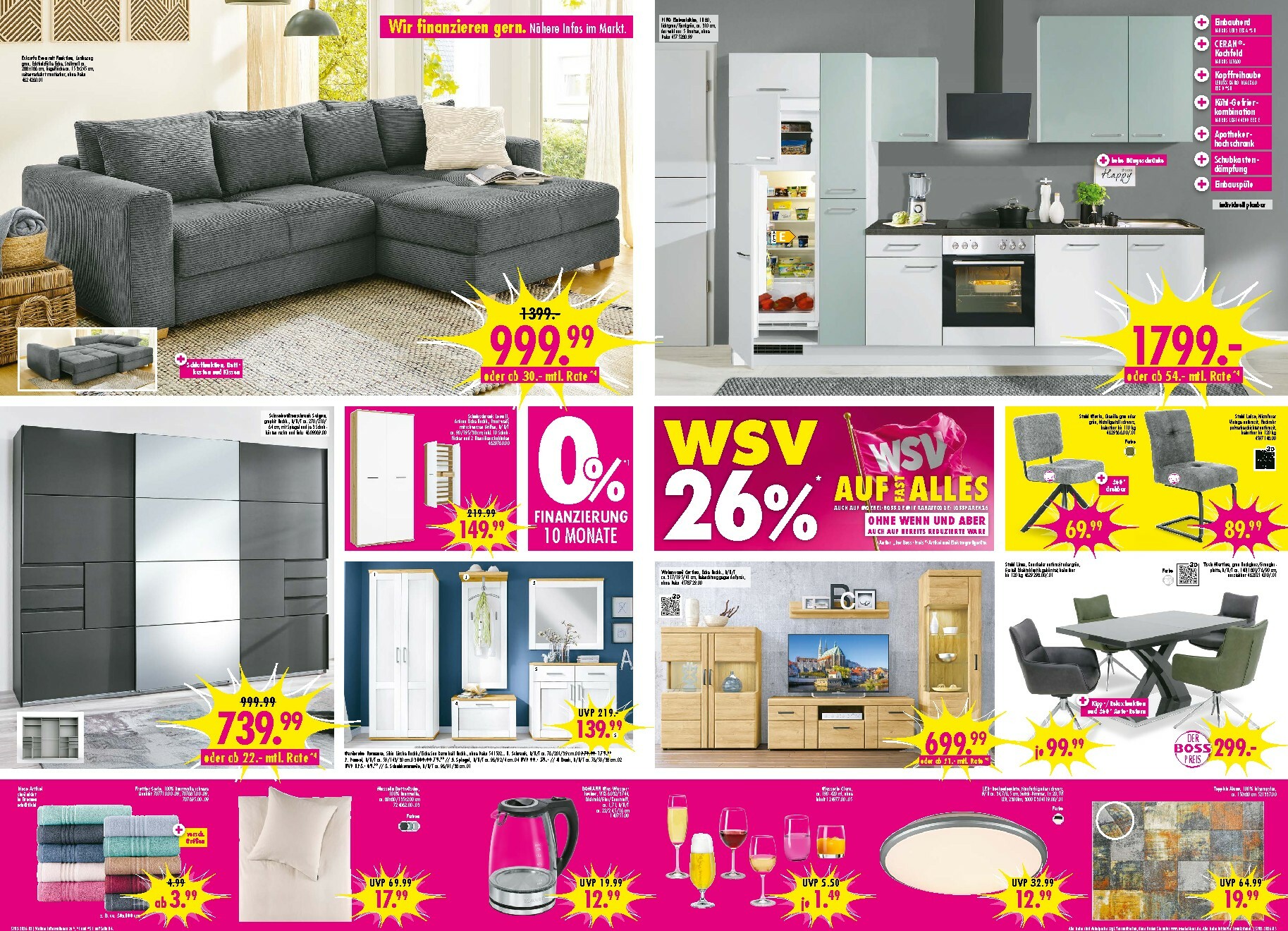 moebel-boss - SB Möbel BOSS-Prospekt gültig vom 03.01. bis 09.01. - page: 2