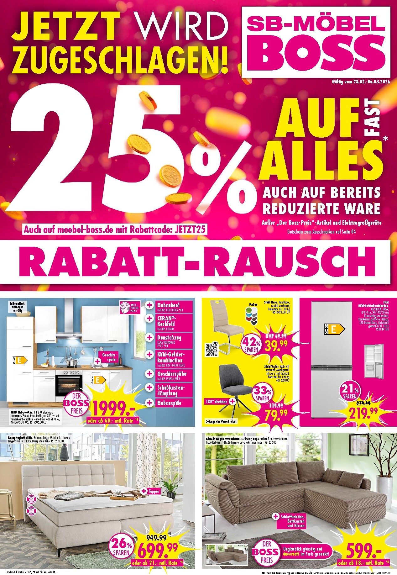 moebel-boss - SB Möbel BOSS-Prospekt gültig vom 28.02.2026 bis 06.03.2026