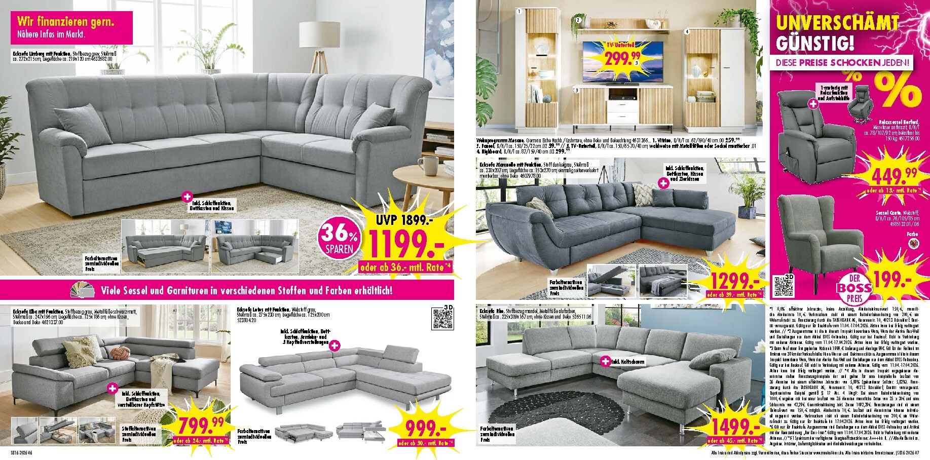 moebel-boss - SB Möbel BOSS Prospekt – von Samstag 11.04.2026 bis Freitag 17.04.2026 - page: 4