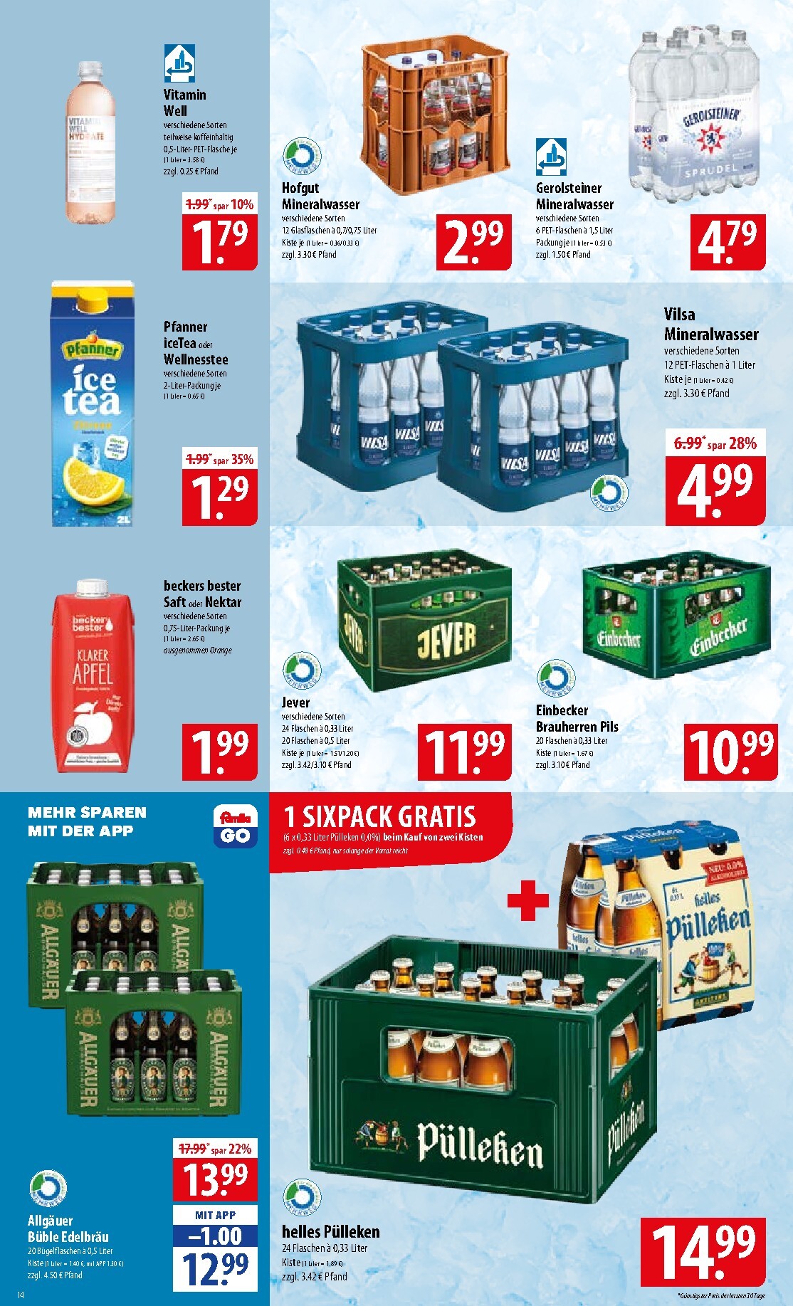 famila-nordost - Famila Nordost Prospekt nächste Woche – von Montag 08.06.2026 bis Samstag 13.06.2026 - page: 14