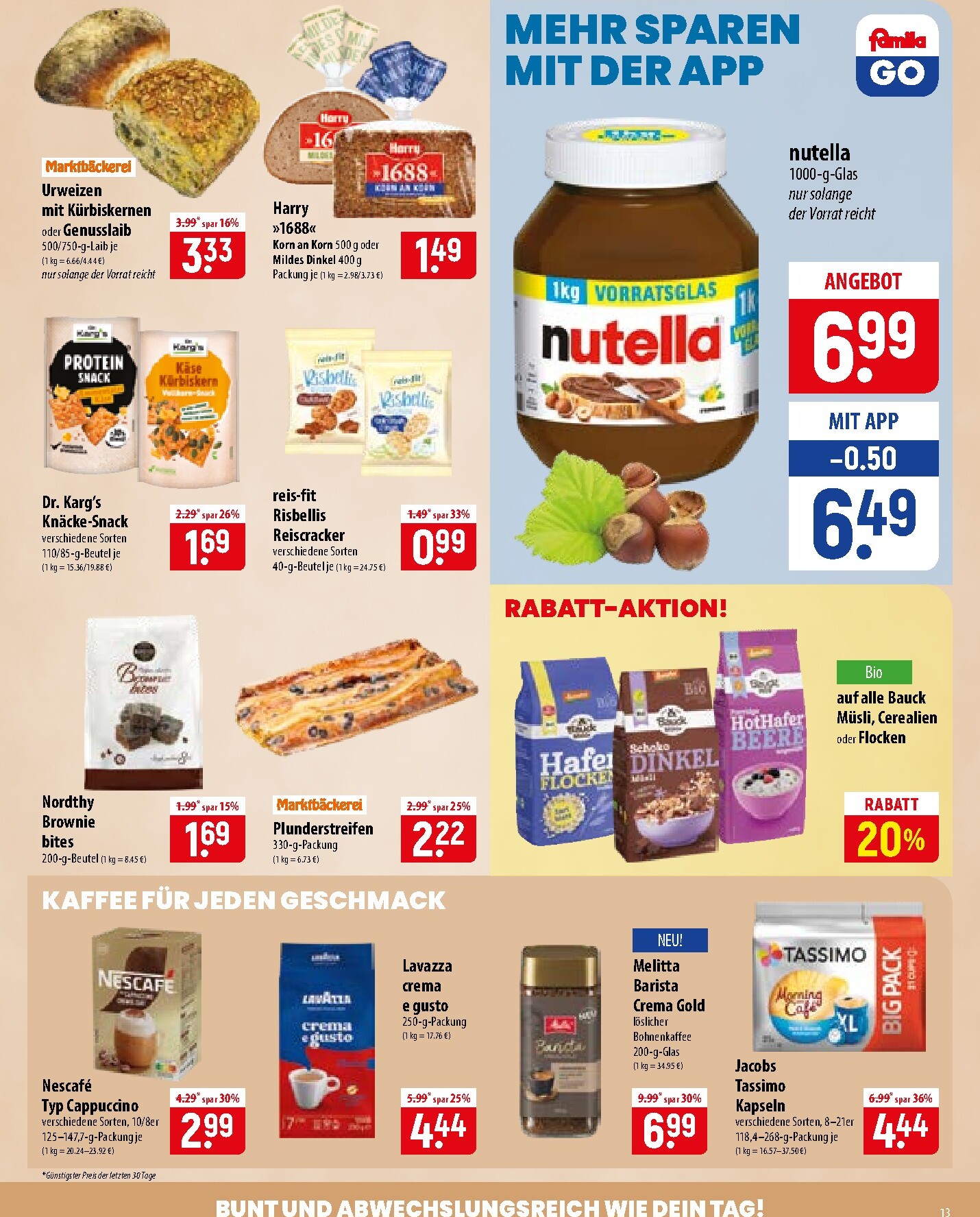 famila-nordost - Famila Nordost Prospekt – von Montag 10.08.2026 bis Samstag 15.08.2026 - page: 13