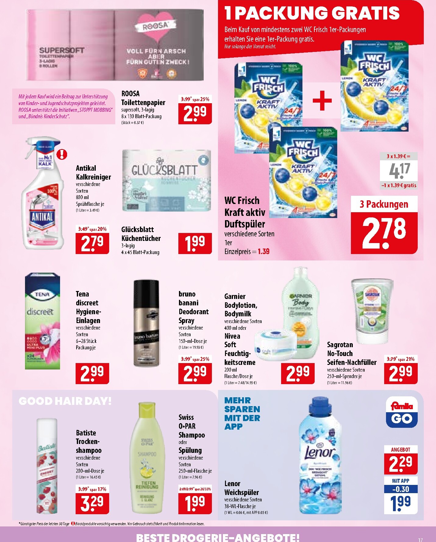 famila-nordost - Famila Nordost Prospekt – von Montag 10.08.2026 bis Samstag 15.08.2026 - page: 17