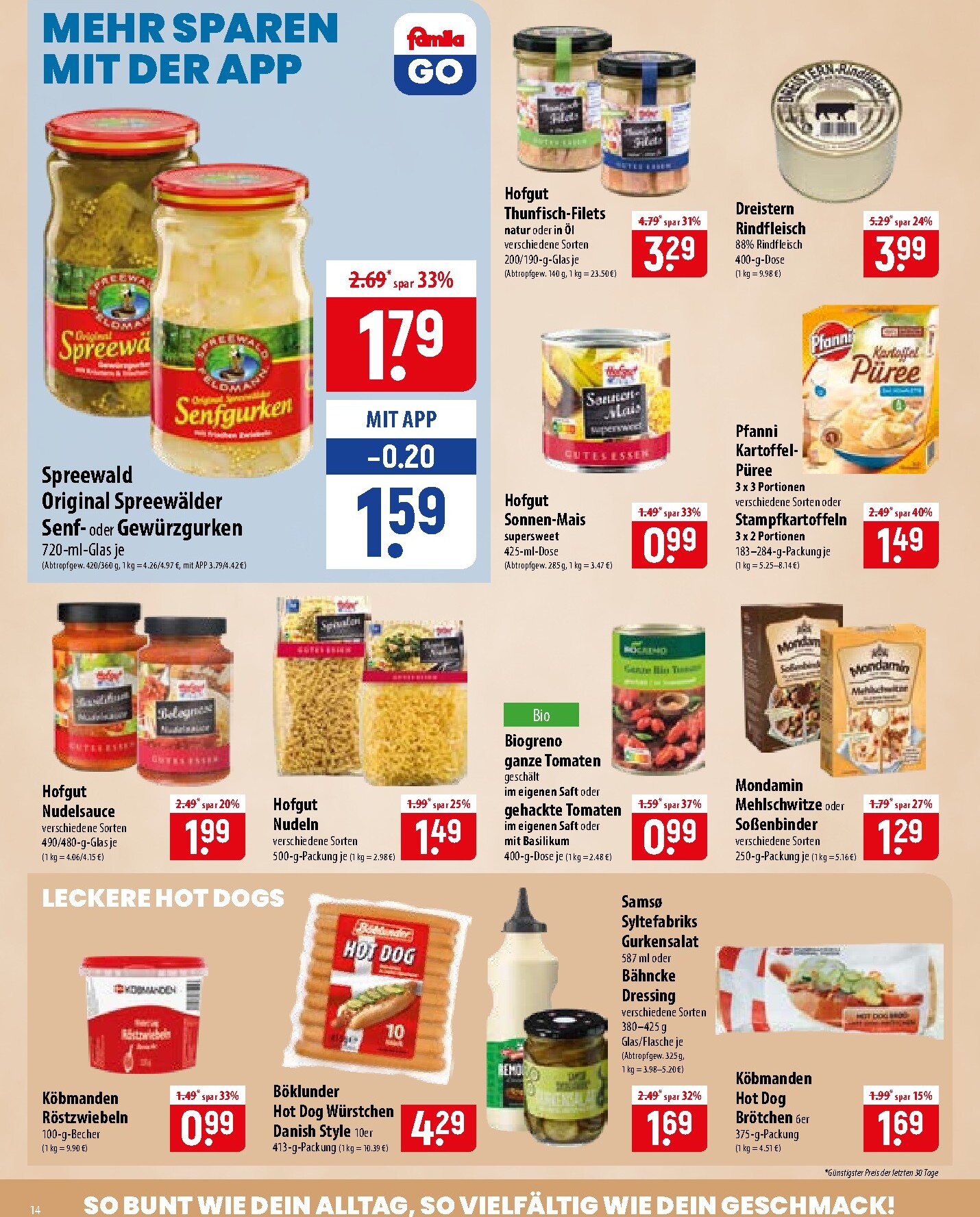 famila-nordost - Famila Nordost Prospekt nächste Woche – von Montag 24.08.2026 bis Samstag 29.08.2026 - page: 14