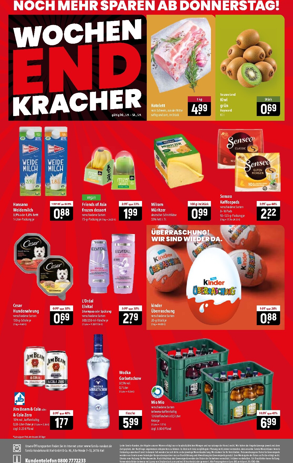 famila-nordost - Famila Nordost Prospekt nächste Woche – von Montag 31.08.2026 bis Samstag 05.09.2026 - page: 24