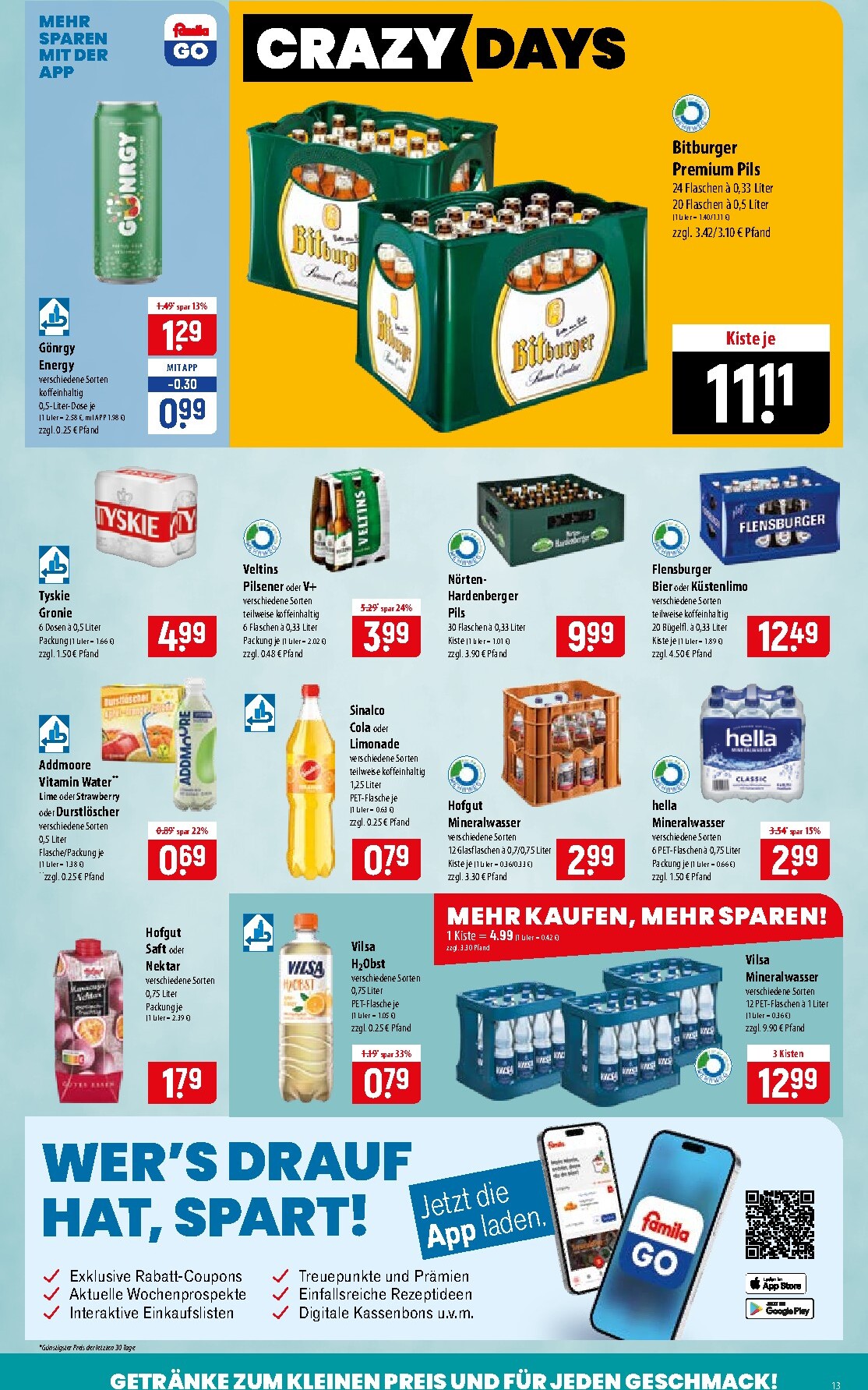 famila-nordost - Famila Nordost Prospekt nächste Woche – von Montag 31.08.2026 bis Samstag 05.09.2026 - page: 13