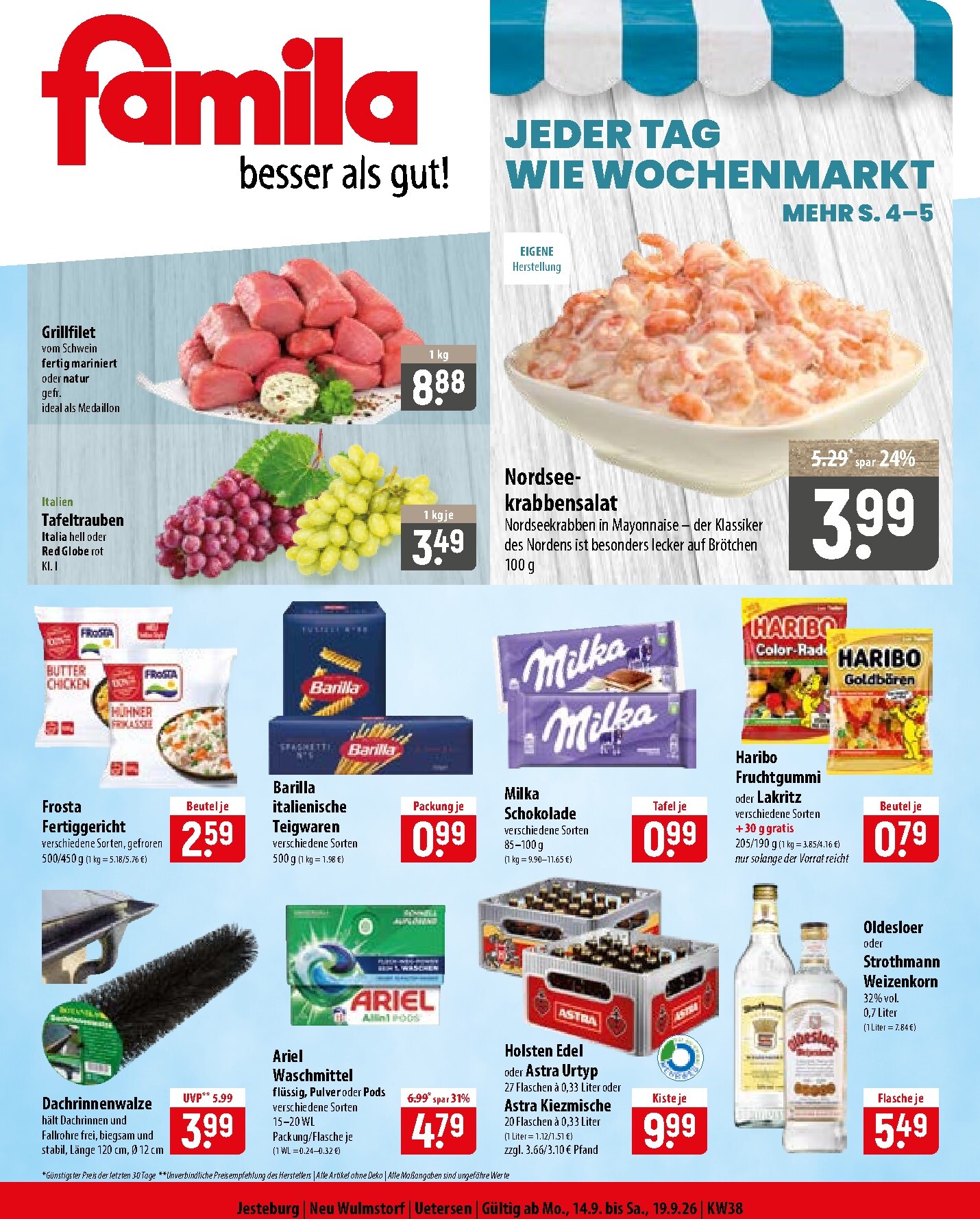 famila-nordost - Famila Nordost Prospekt nächste Woche – von Montag 14.09.2026 bis Samstag 19.09.2026