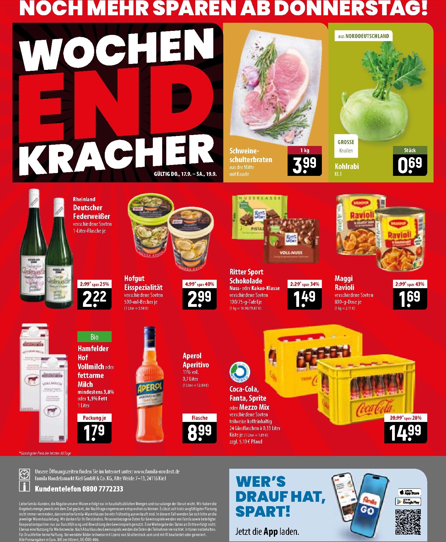 famila-nordost - Famila Nordost Prospekt nächste Woche – von Montag 14.09.2026 bis Samstag 19.09.2026 - page: 28