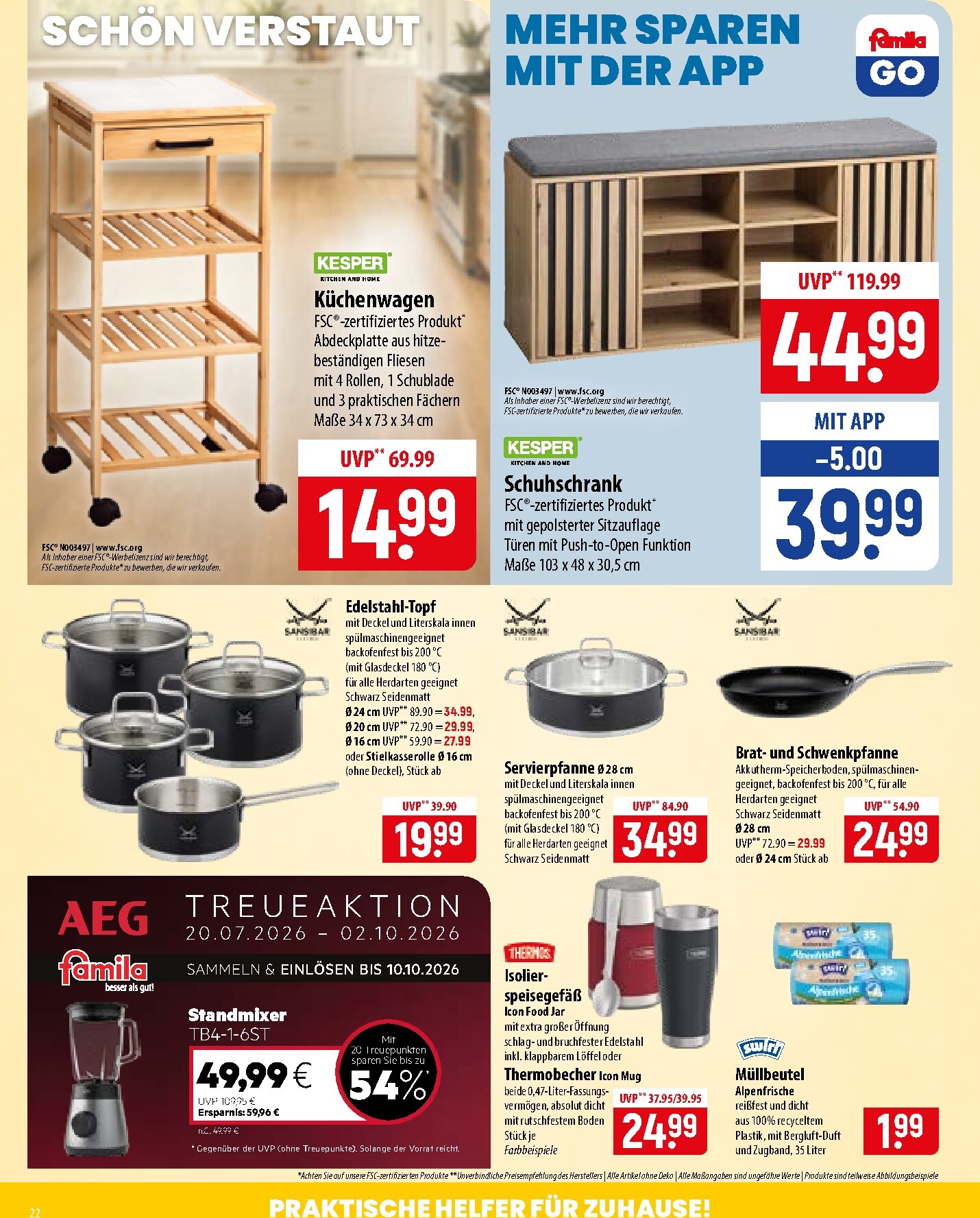 famila-nordost - Famila Nordost Prospekt nächste Woche – von Montag 14.09.2026 bis Samstag 19.09.2026 - page: 22