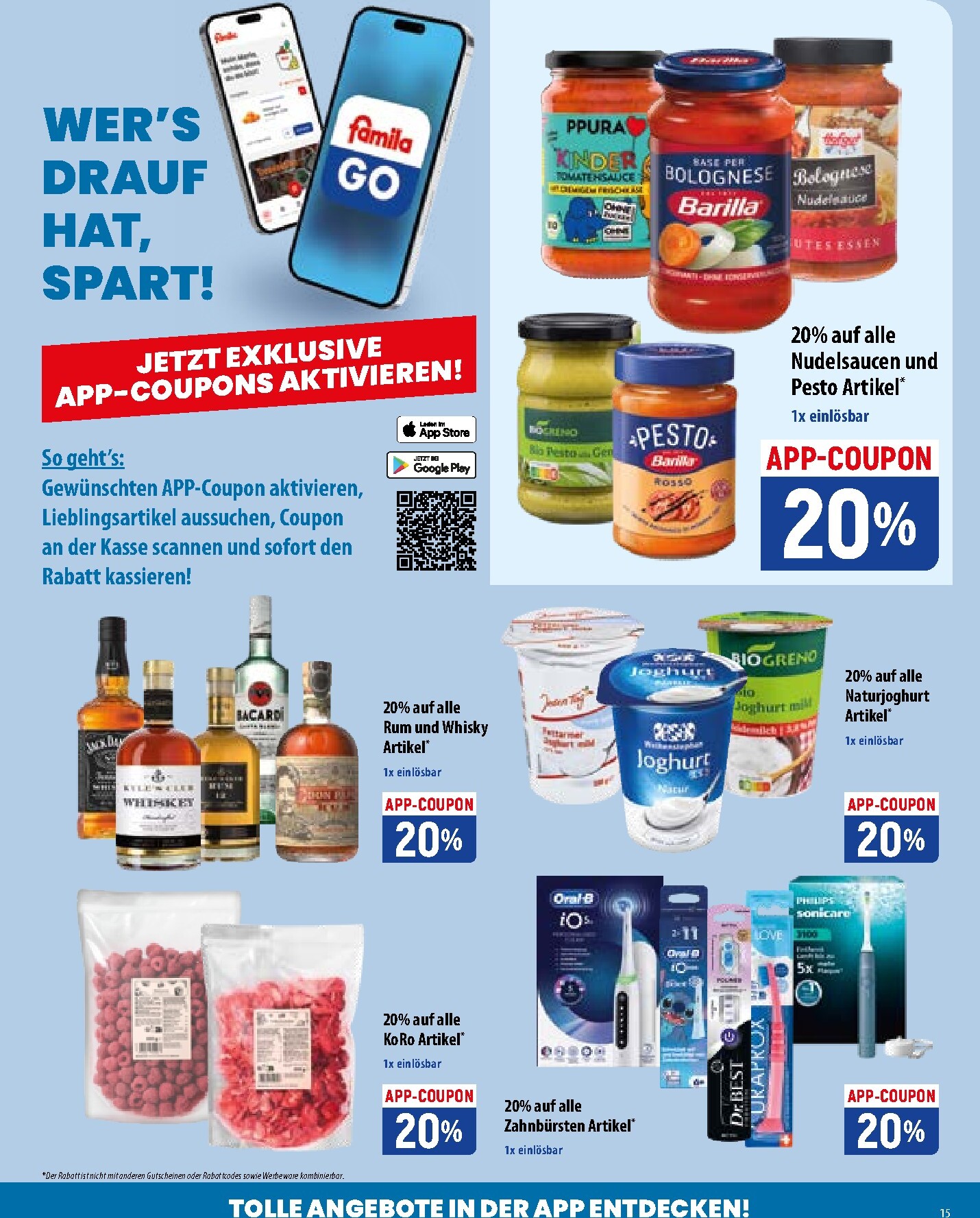 famila-nordost - Famila Nordost Prospekt nächste Woche – von Montag 14.09.2026 bis Samstag 19.09.2026 - page: 15