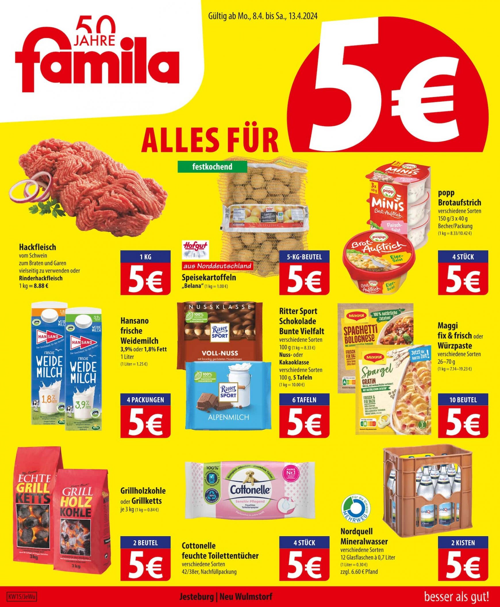 famila-nordost - Flyer Famila Nordost aktuell 08.04. - 13.04. - page: 1