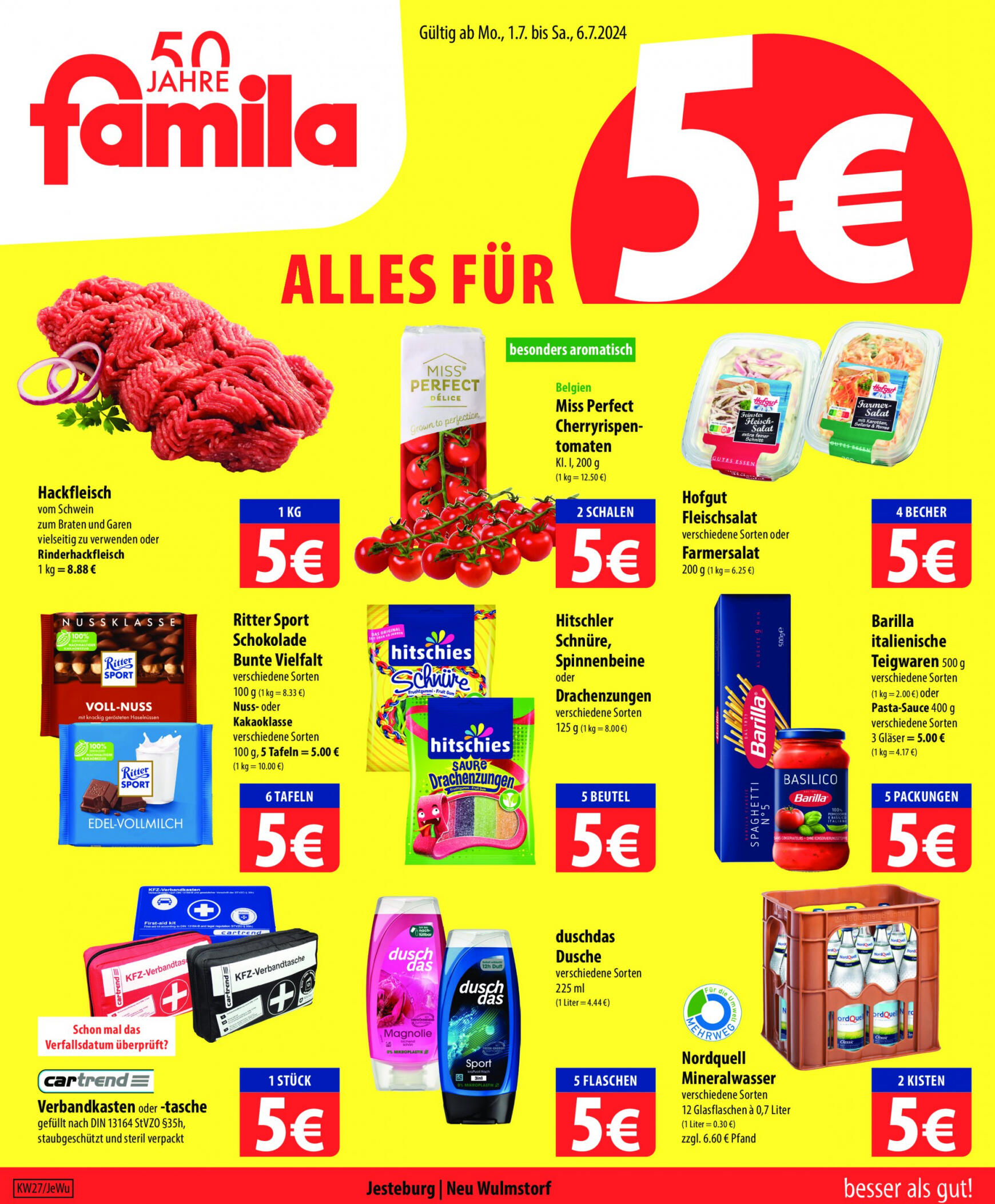 famila-nordost - Flyer Famila Nordost aktuell 01.07. - 06.07. - page: 1