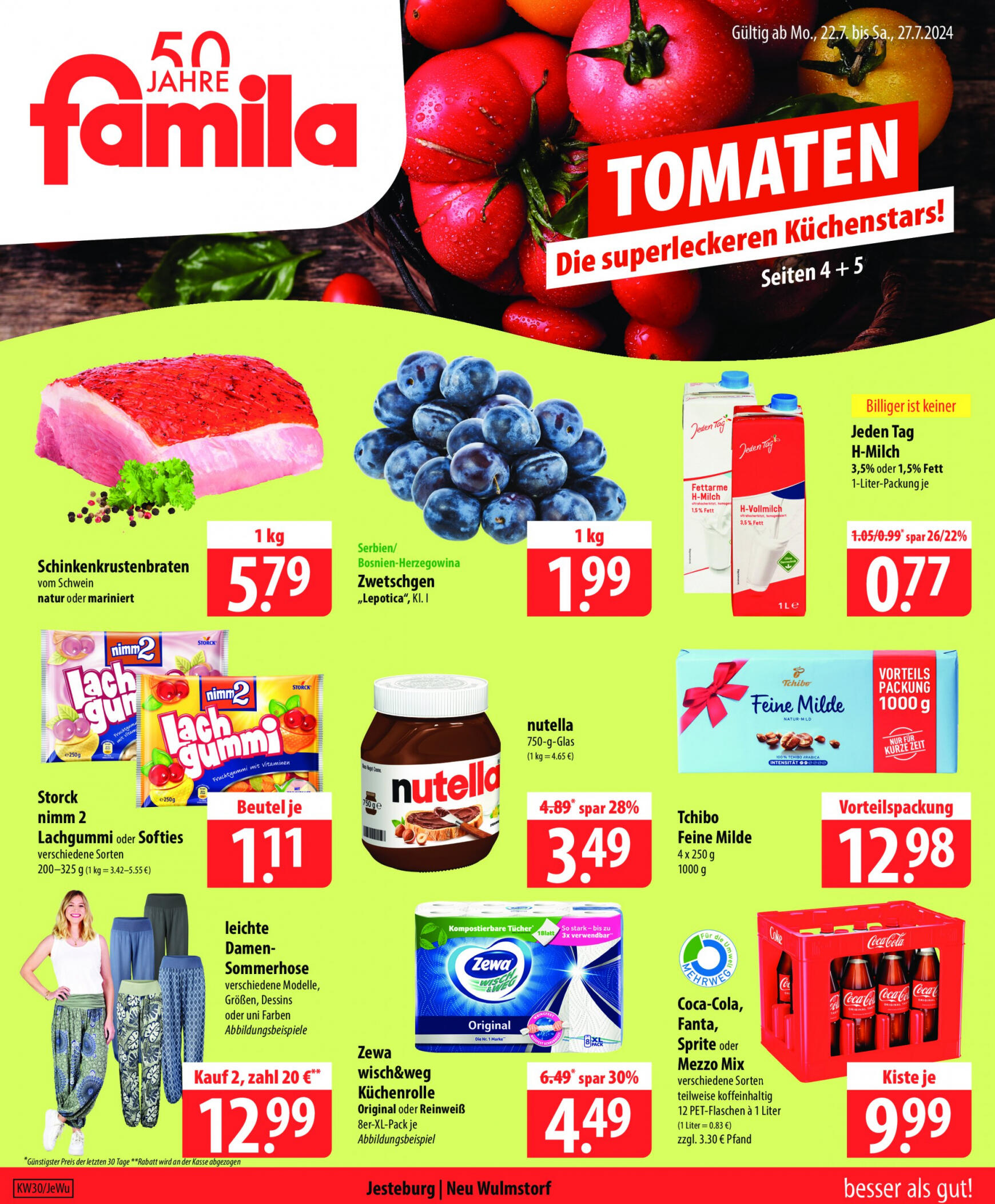 famila-nordost - Flyer Famila Nordost aktuell 22.07. - 27.07.