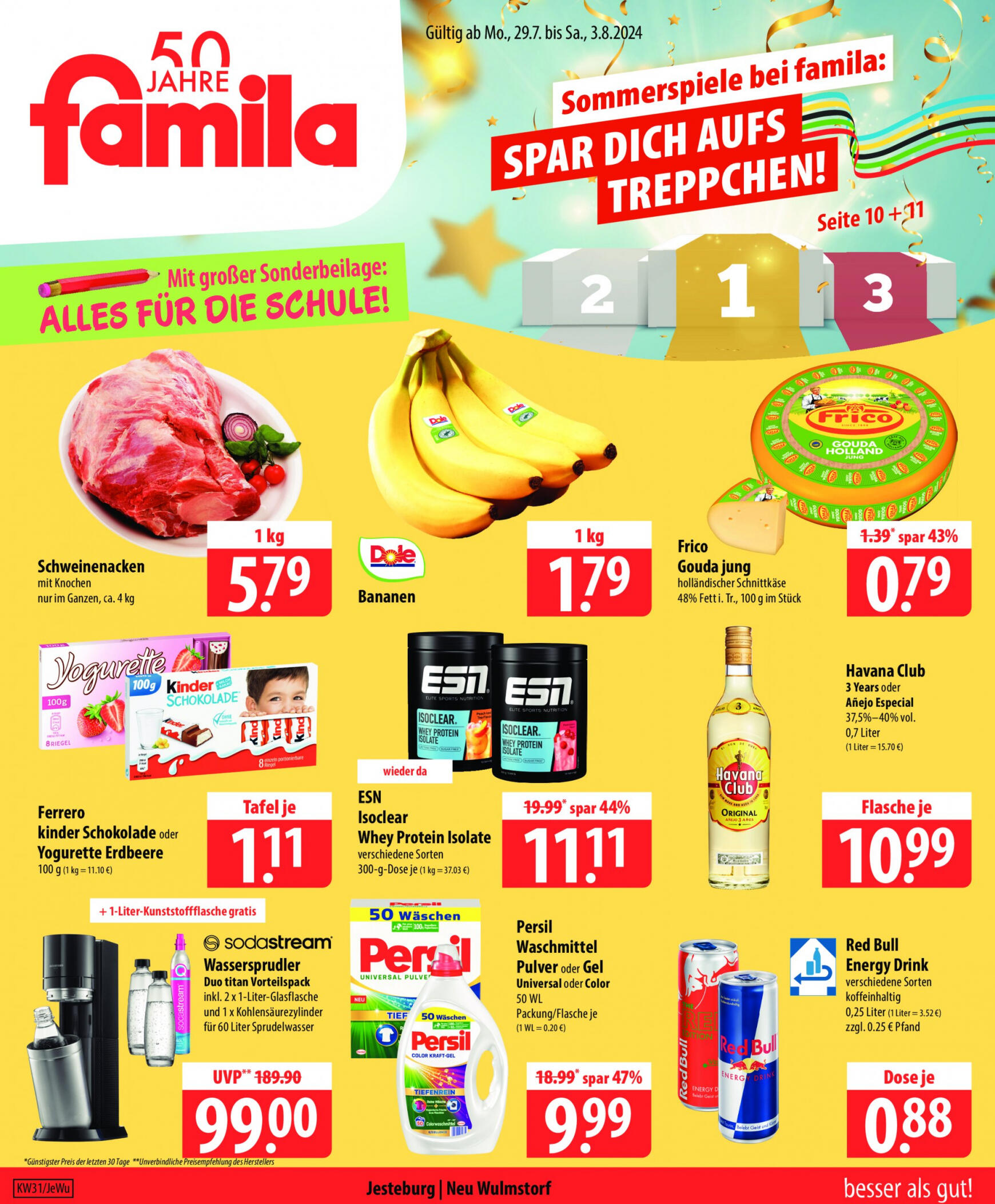 famila-nordost - Flyer Famila Nordost aktuell 29.07. - 03.08. - page: 1