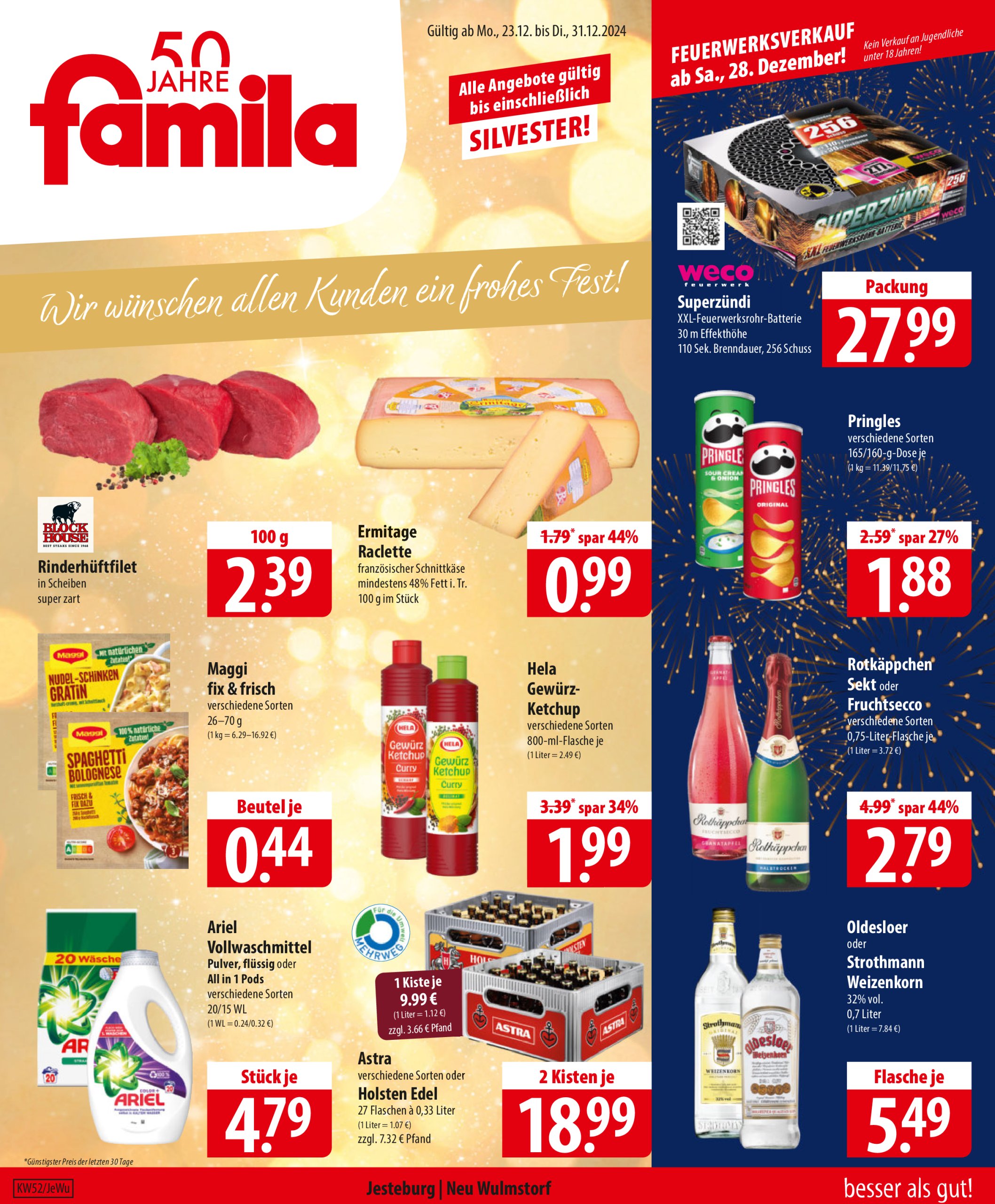 famila-nordost - Famila Nordost-Prospekt gültig von 23.12. bis 31.12.