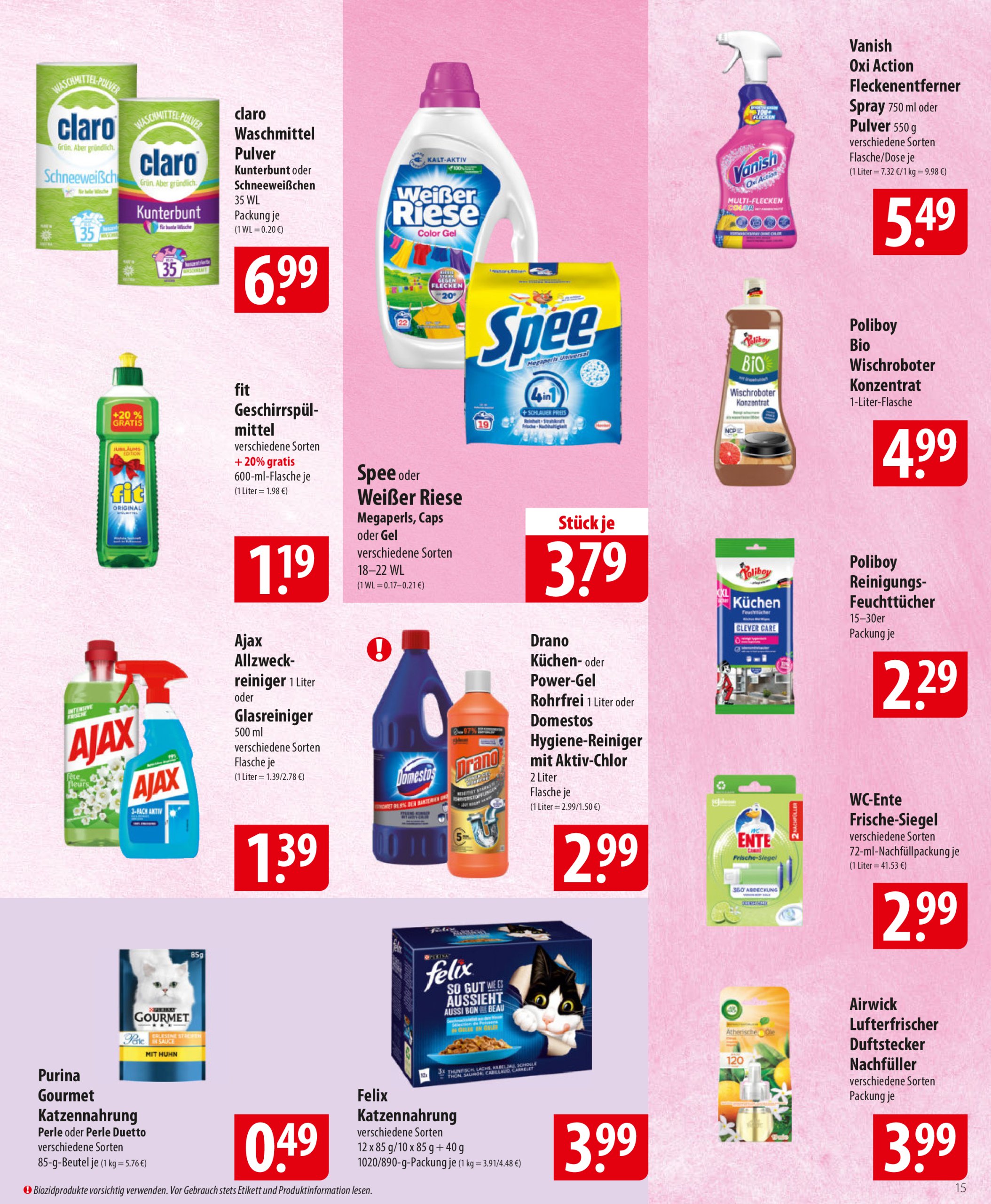 famila-nordost - Famila Nordost-Prospekt gültig von 22.04. bis 26.04. - page: 15