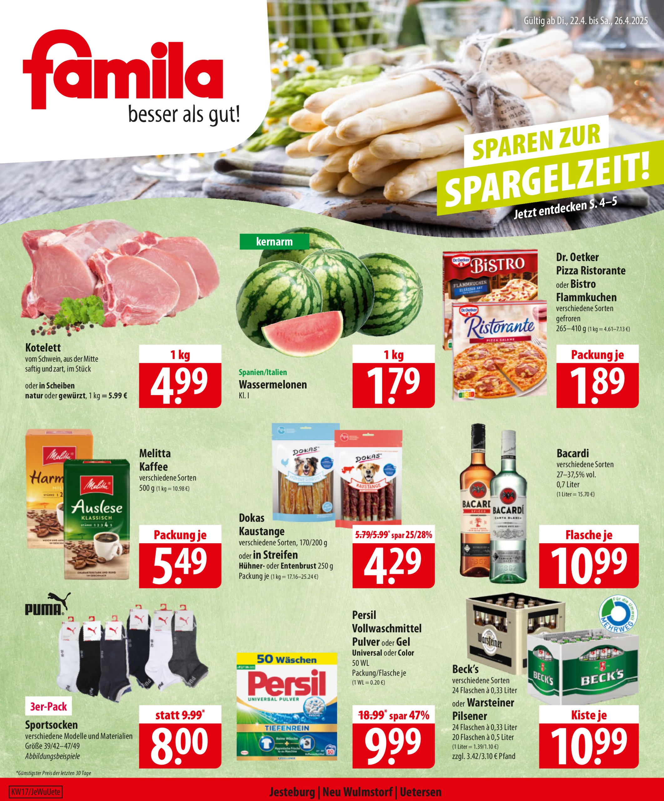famila-nordost - Famila Nordost-Prospekt gültig von 22.04. bis 26.04.
