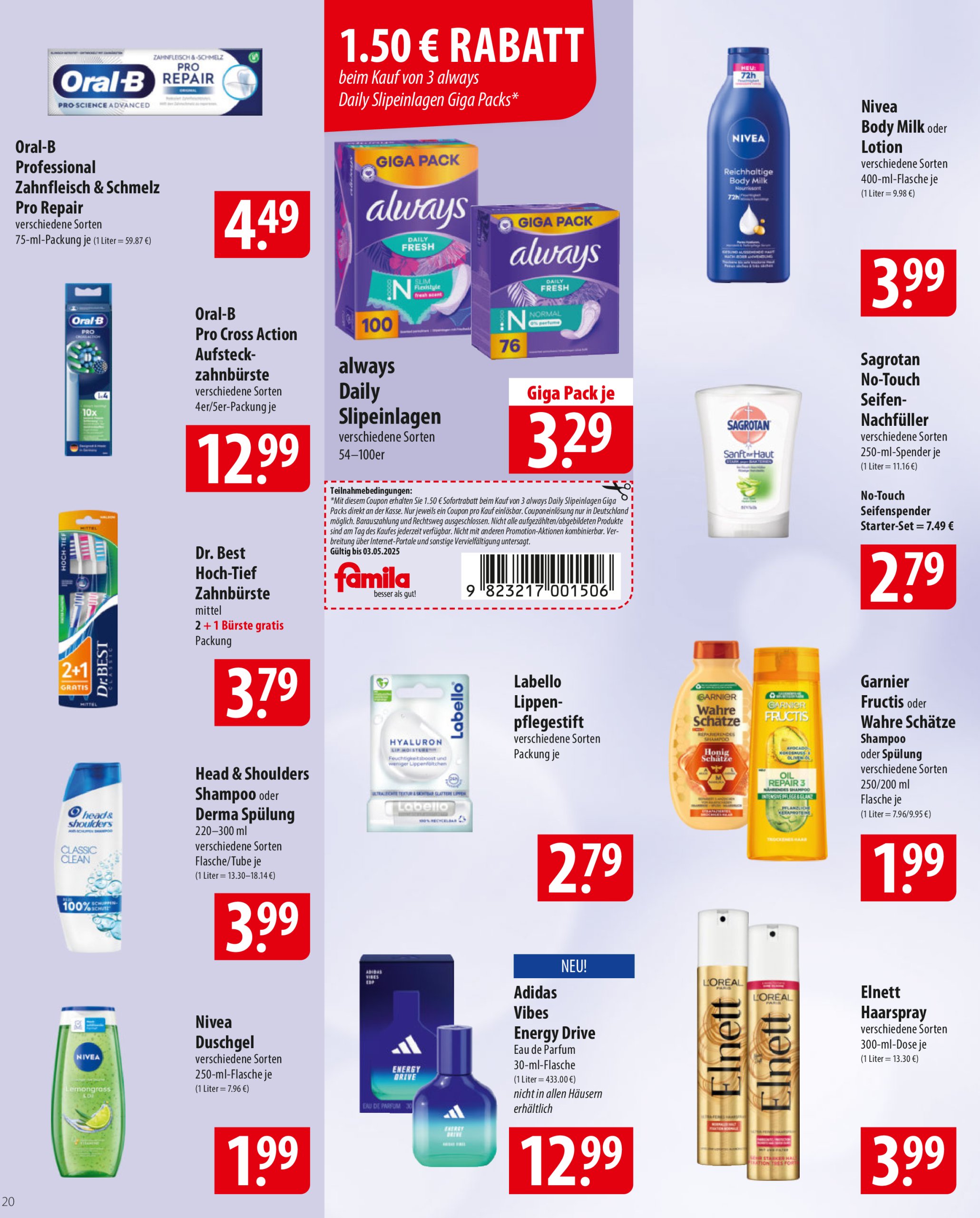 famila-nordost - Famila Nordost-Prospekt gültig von 28.04. bis 03.05. - page: 20