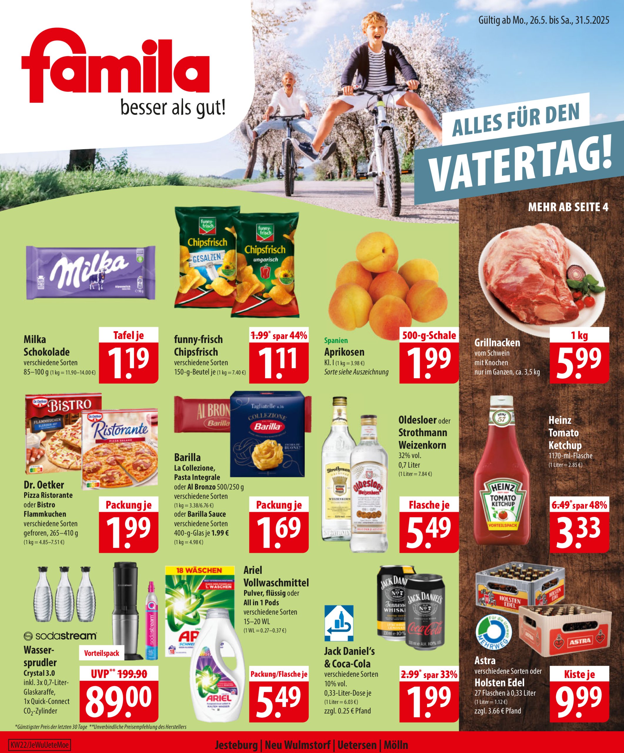 famila-nordost - Famila Nordost-Prospekt gültig von 26.05. bis 31.05. - page: 1