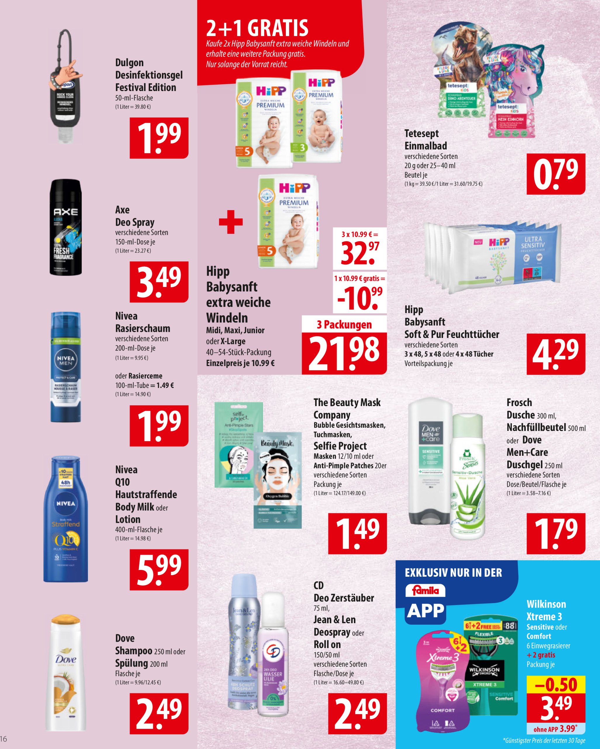 famila-nordost - Famila Nordost-Prospekt gültig vom 23.06. bis 28.06. - page: 16