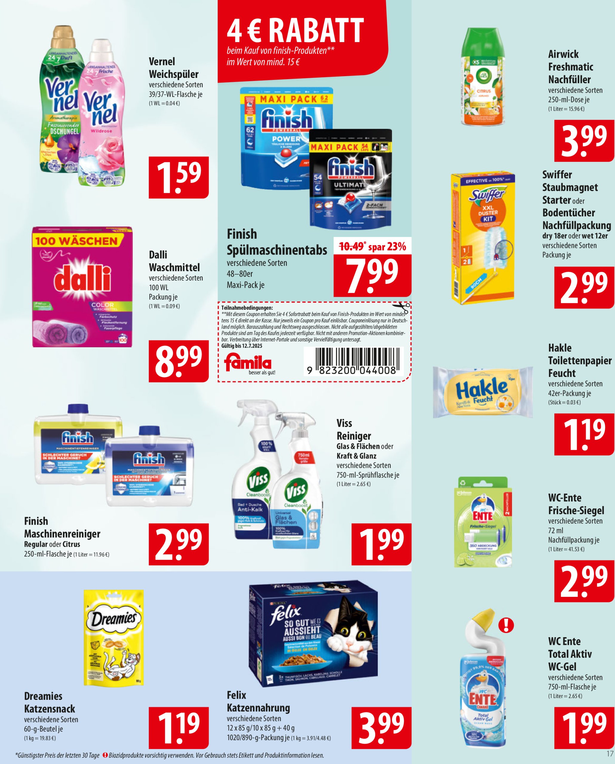 famila-nordost - Famila Nordost-Prospekt gültig vom 07.07. bis 12.07. - page: 17