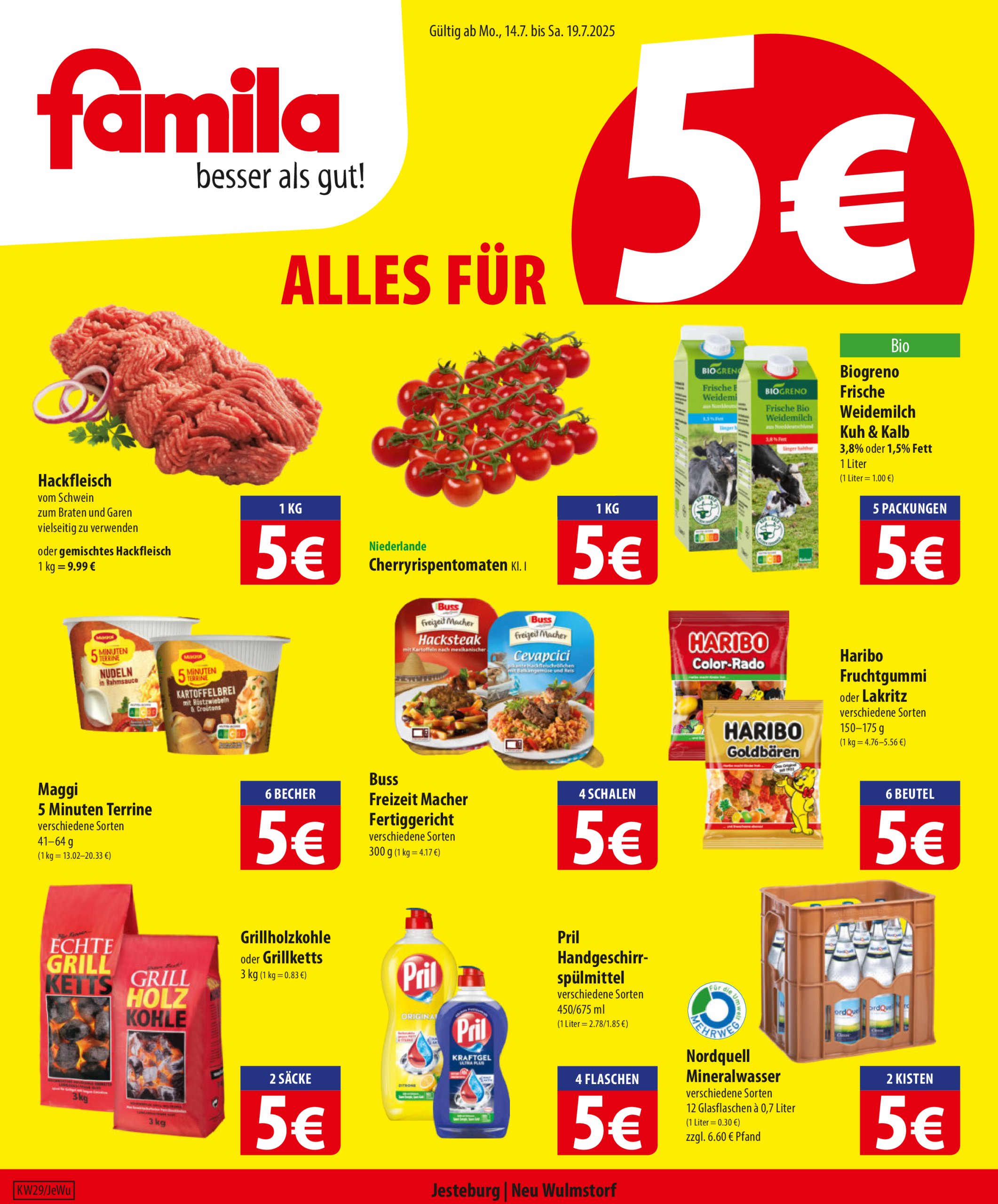 famila-nordost - Famila Nordost-Prospekt gültig vom 14.07. bis 19.07.