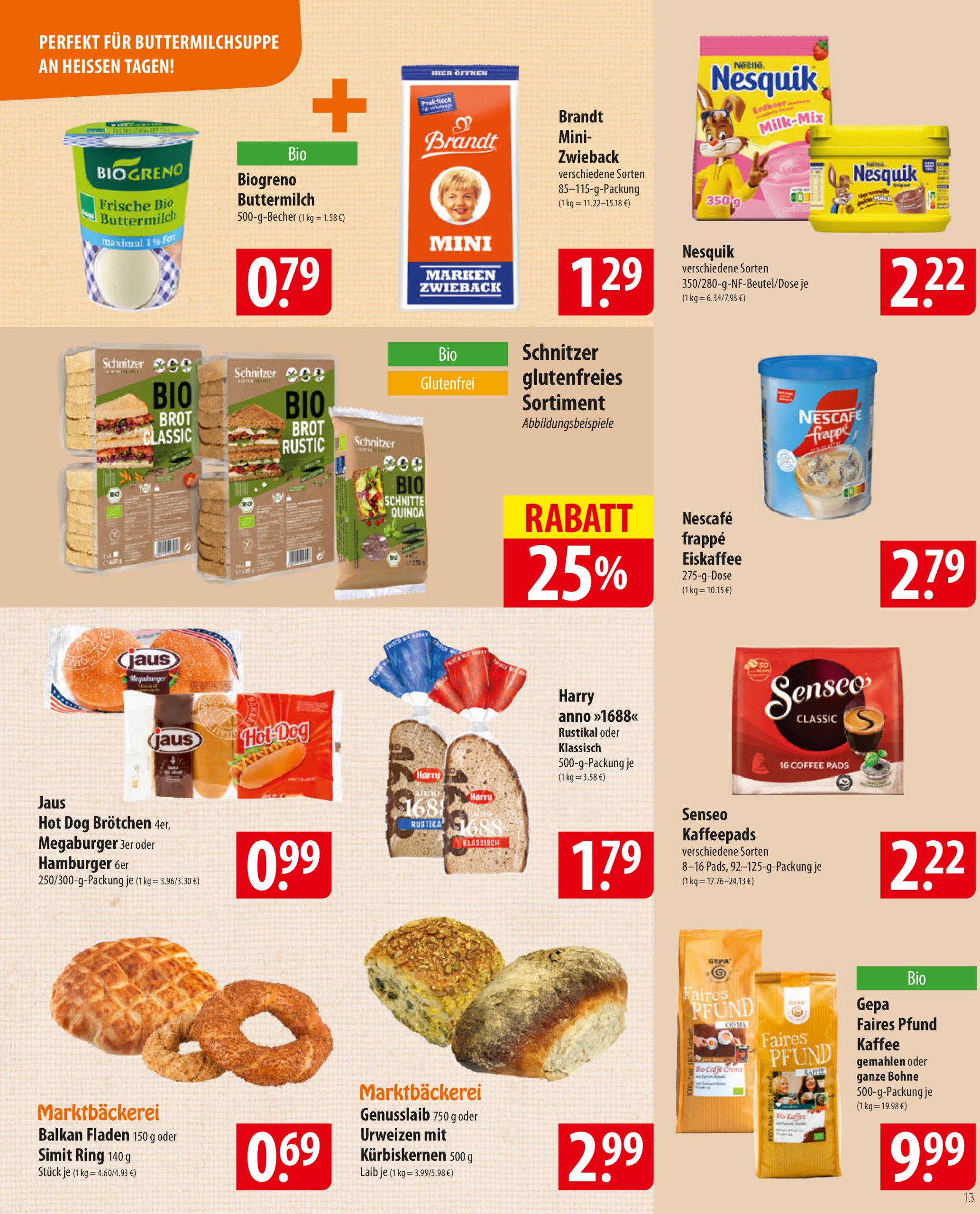 famila-nordost - Famila Nordost-Prospekt gültig vom 14.07. bis 19.07. - page: 13