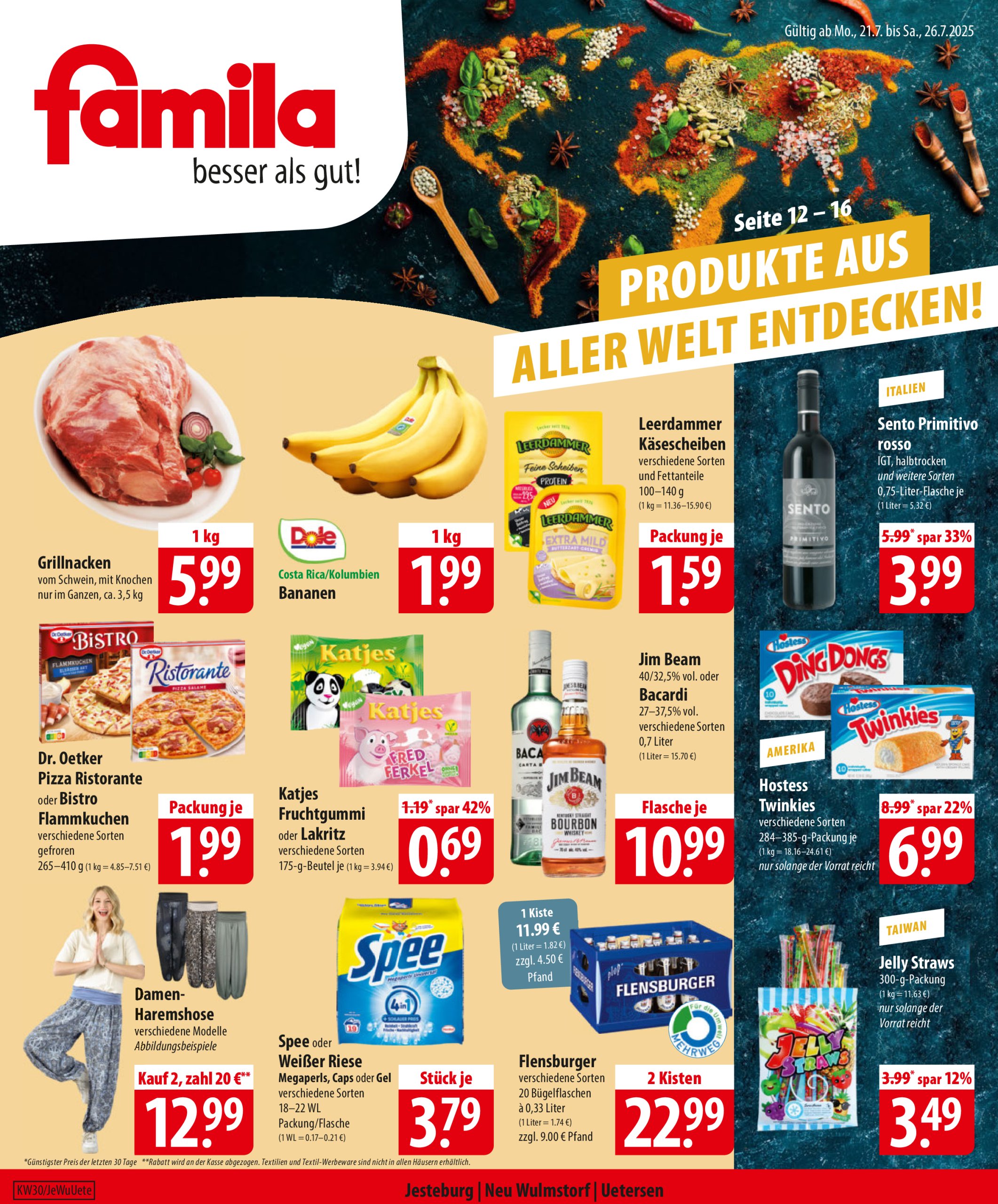 famila-nordost - Famila Nordost-Prospekt gültig vom 21.07. bis 26.07.
