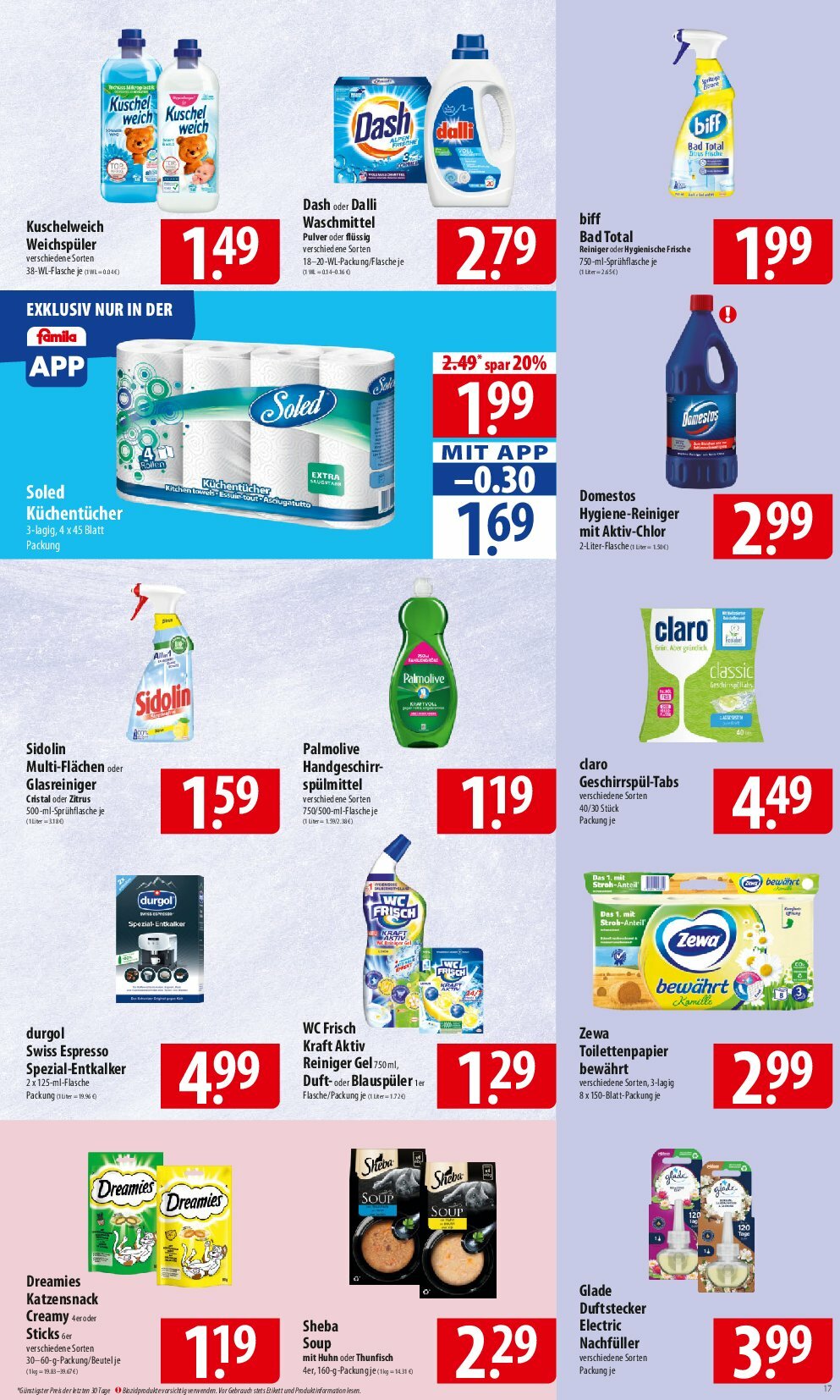 famila-nordost - Famila Nordost-Prospekt gültig vom 11.08. bis 16.08. - page: 17