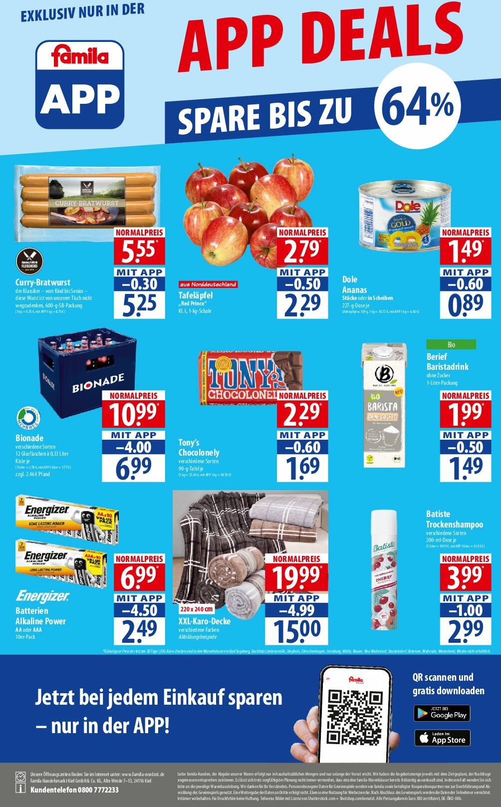 famila-nordost - Famila Nordost-Prospekt gültig vom 11.08. bis 16.08. - page: 24
