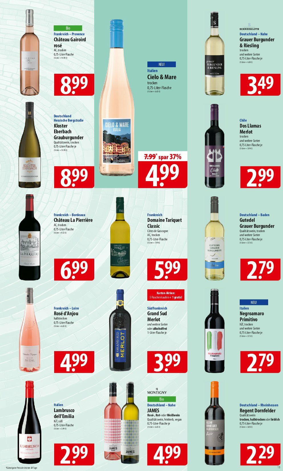 famila-nordost - Famila Nordost-Prospekt gültig vom 11.08. bis 16.08. - page: 13