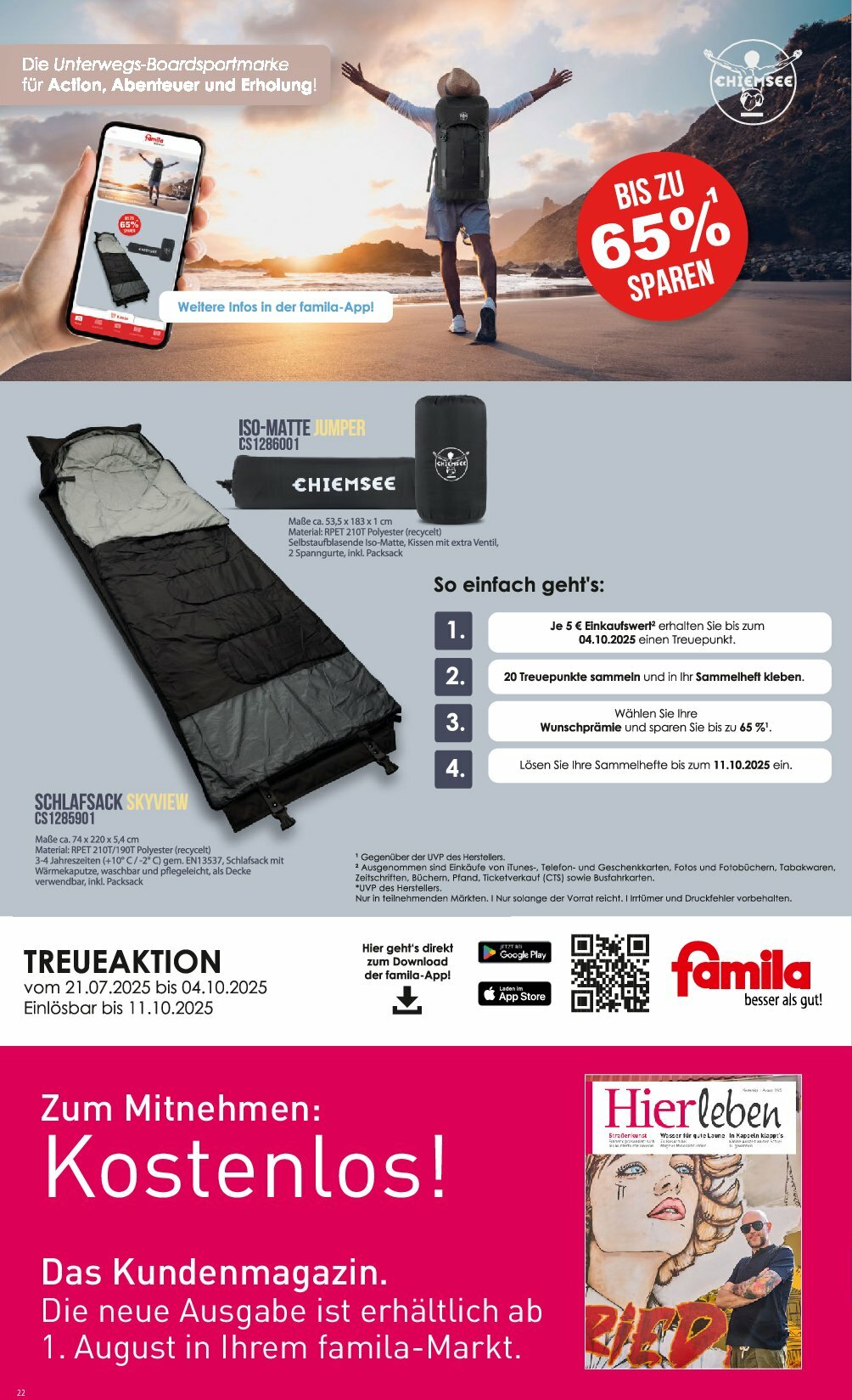 famila-nordost - Famila Nordost-Prospekt gültig vom 11.08. bis 16.08. - page: 22