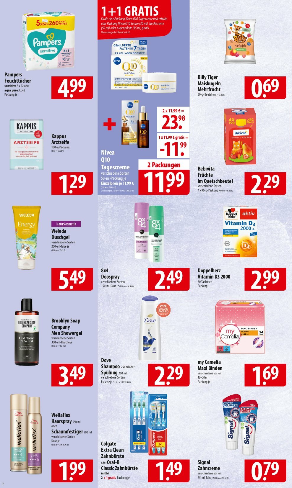 famila-nordost - Famila Nordost-Prospekt gültig vom 11.08. bis 16.08. - page: 16