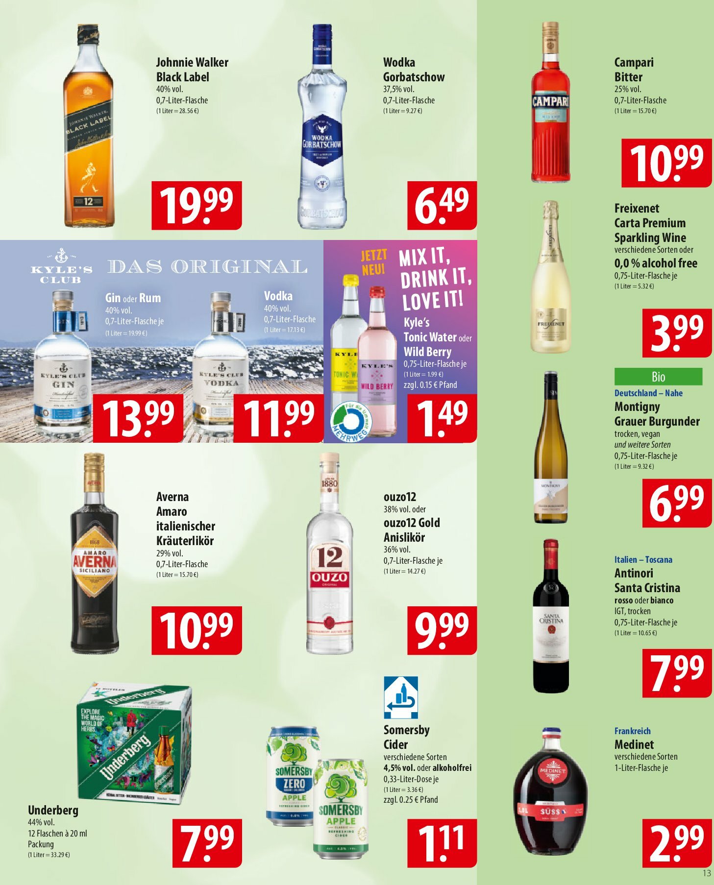famila-nordost - Famila Nordost-Prospekt gültig vom 18.08. bis 23.08. - page: 13