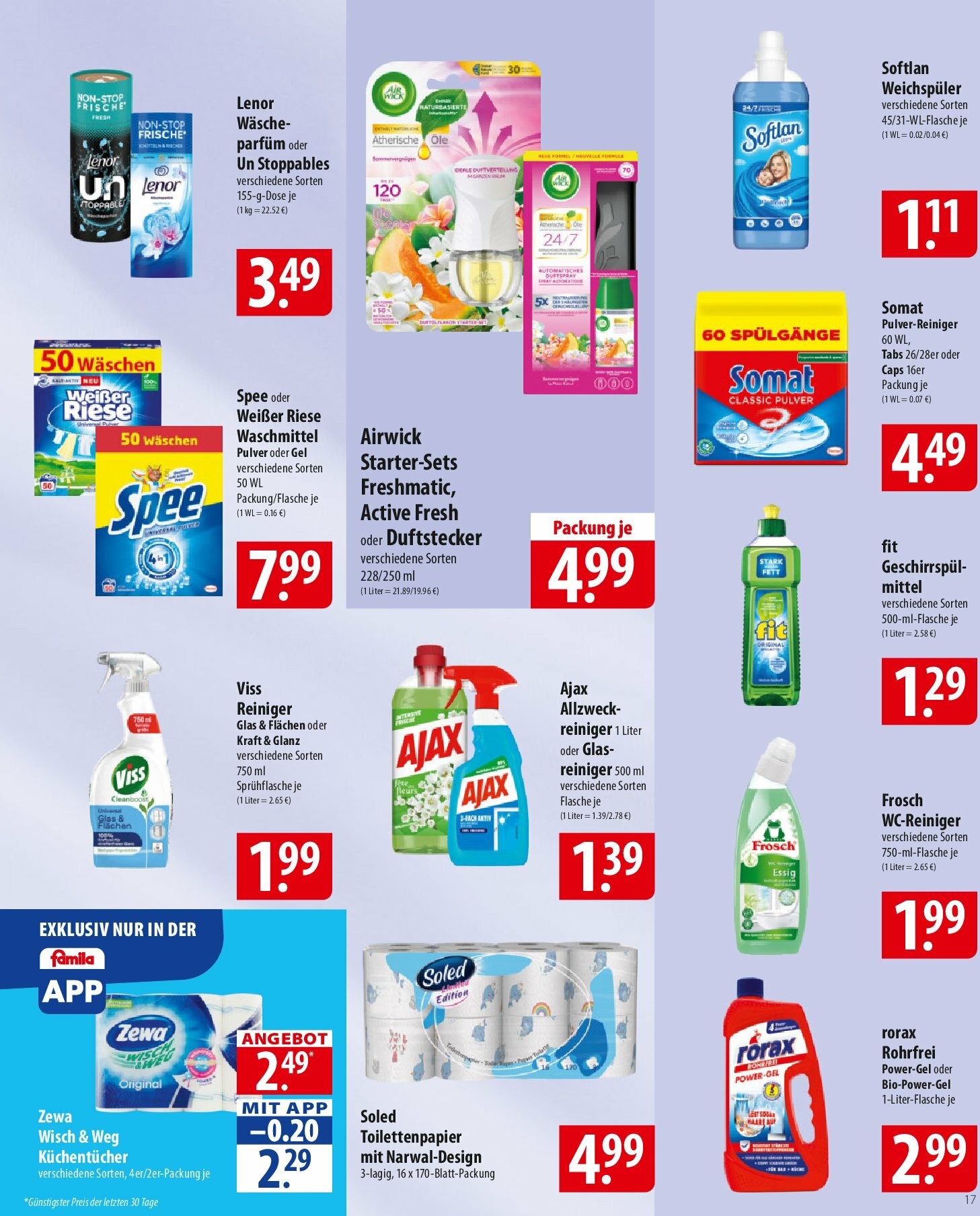 famila-nordost - Famila Nordost-Prospekt gültig vom 18.08. bis 23.08. - page: 17