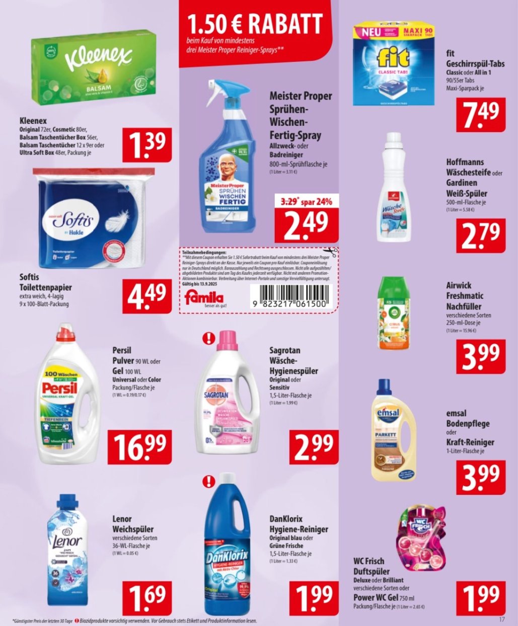 famila-nordost - Famila Nordost-Prospekt gültig vom 08.09. bis 13.09. - page: 17