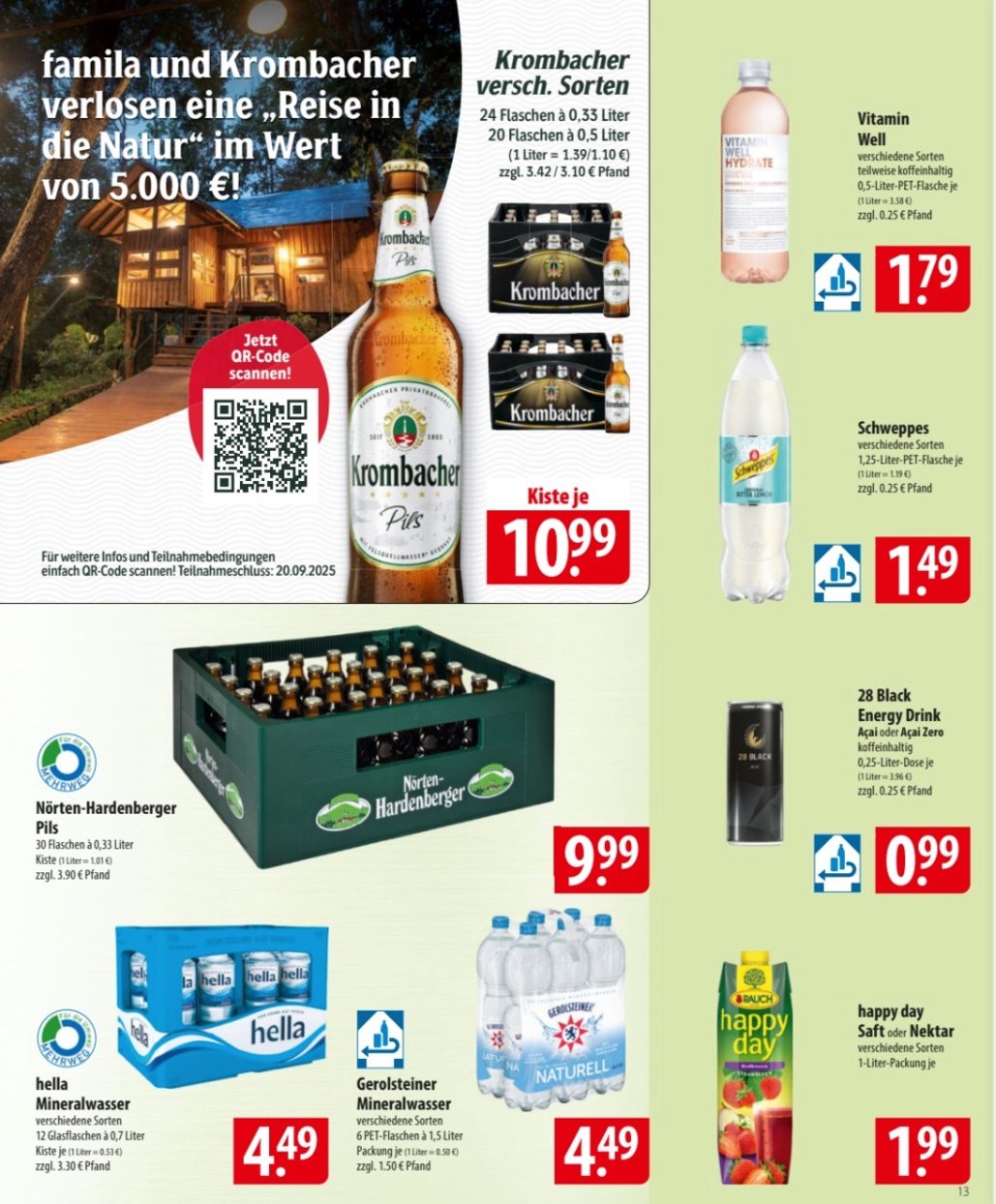 famila-nordost - Famila Nordost-Prospekt gültig vom 08.09. bis 13.09. - page: 13