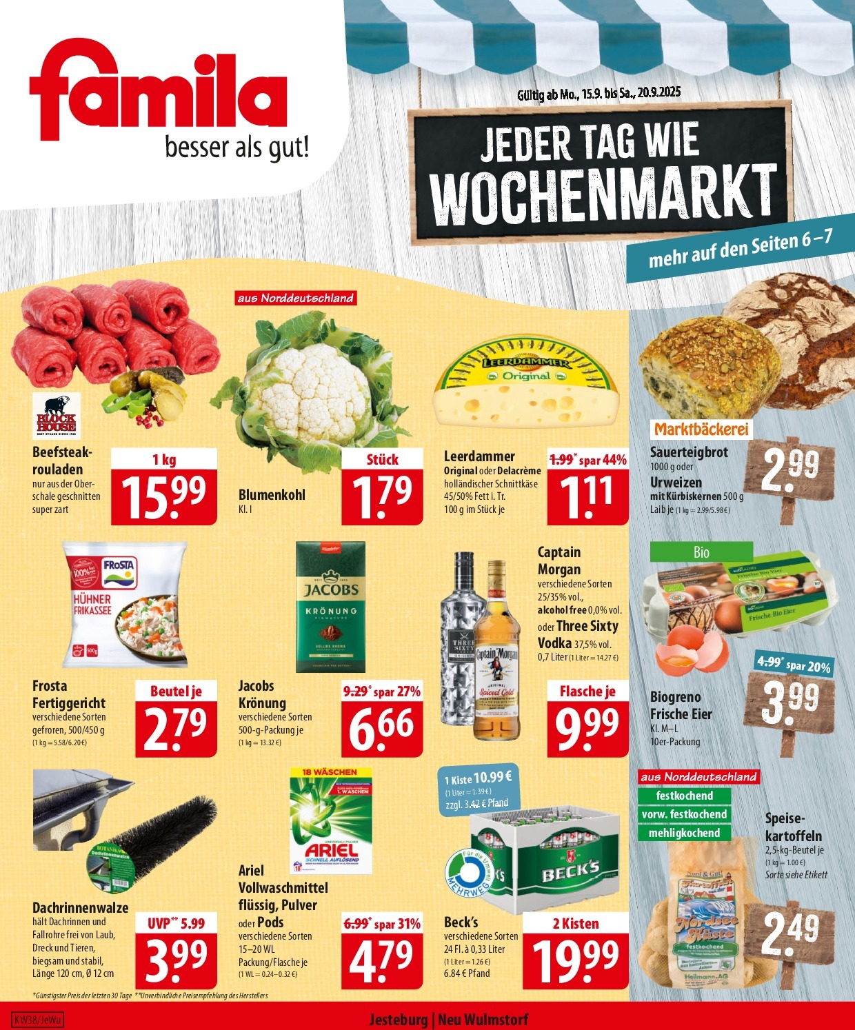 famila-nordost - Famila Nordost-Prospekt gültig vom 15.09. bis 20.09.