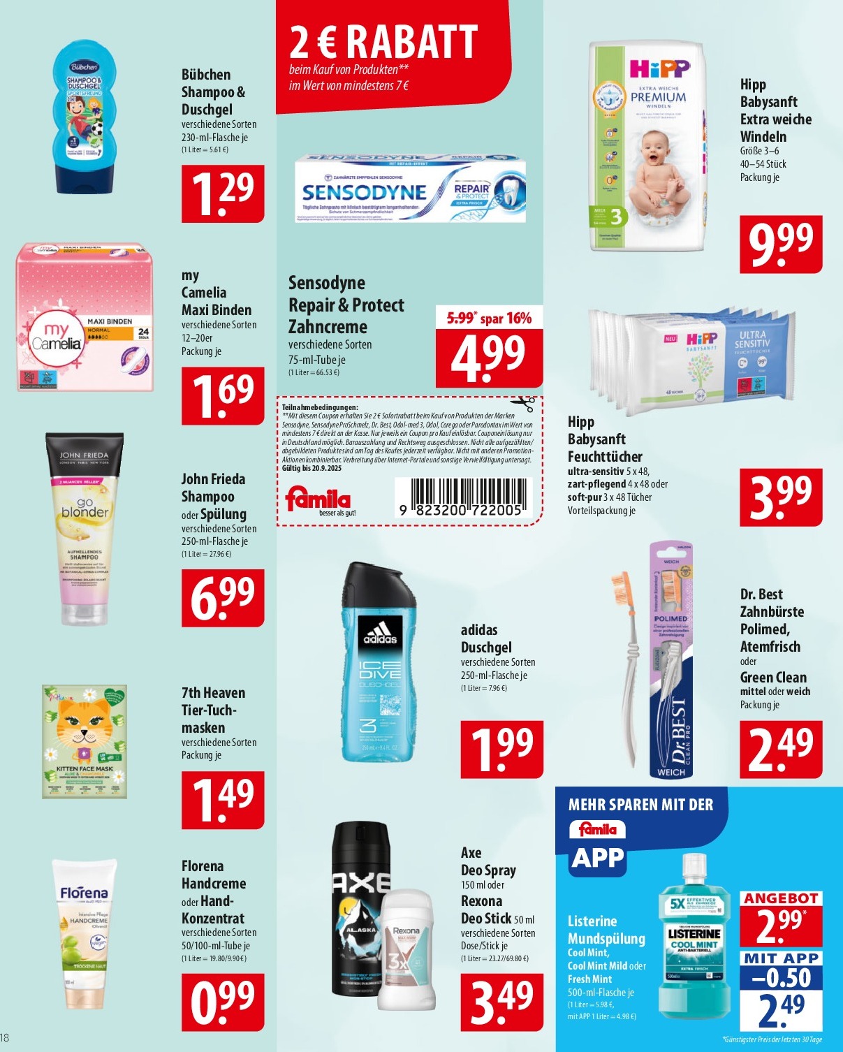 famila-nordost - Famila Nordost-Prospekt gültig vom 15.09. bis 20.09. - page: 18