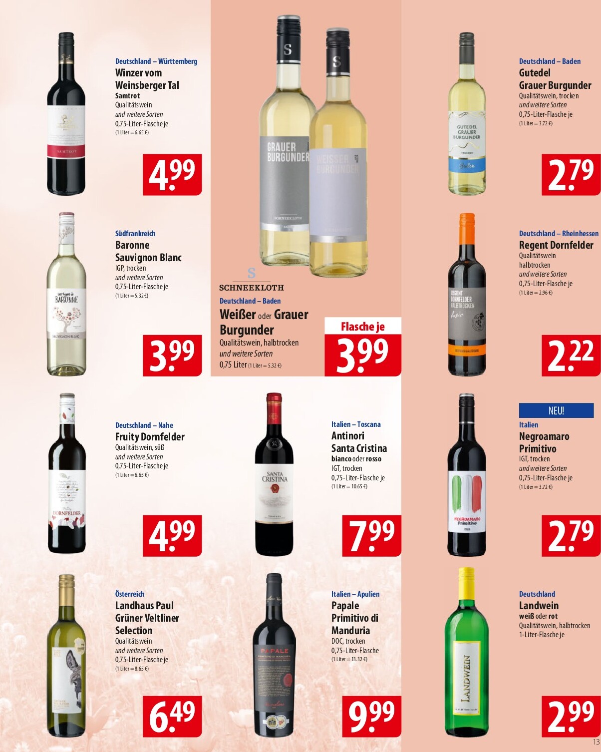 famila-nordost - Famila Nordost-Prospekt gültig vom 22.09. bis 27.09. - page: 13