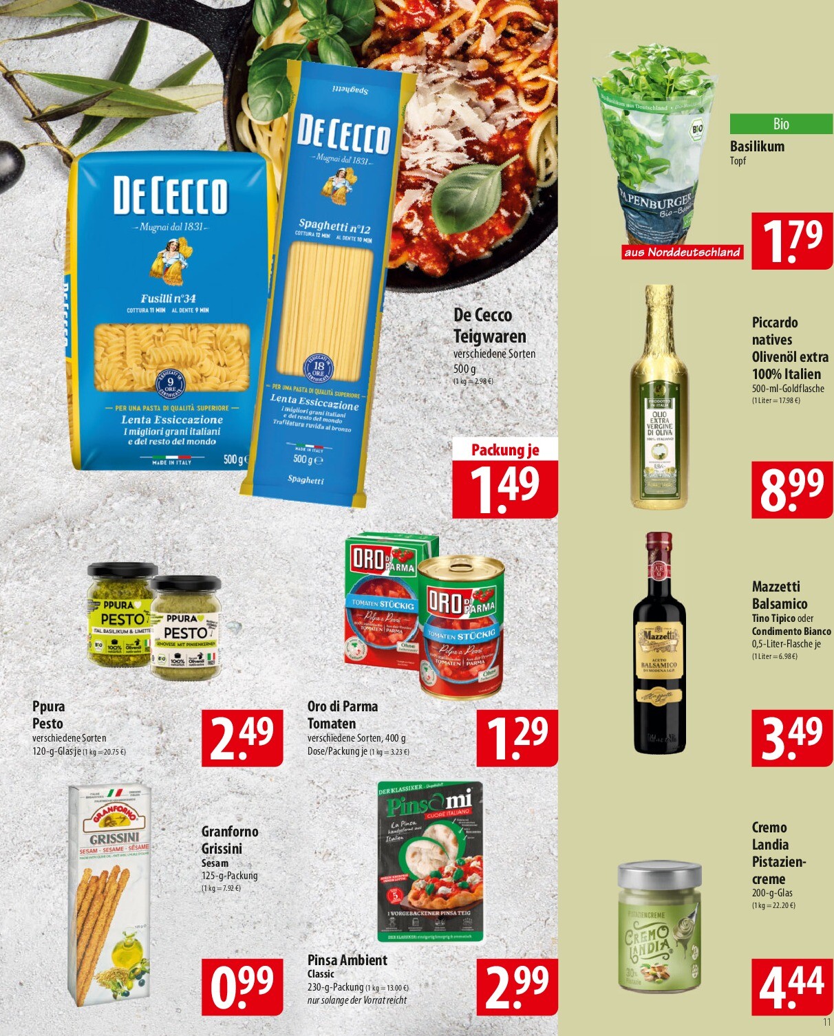 famila-nordost - Famila Nordost-Prospekt gültig vom 22.09. bis 27.09. - page: 11