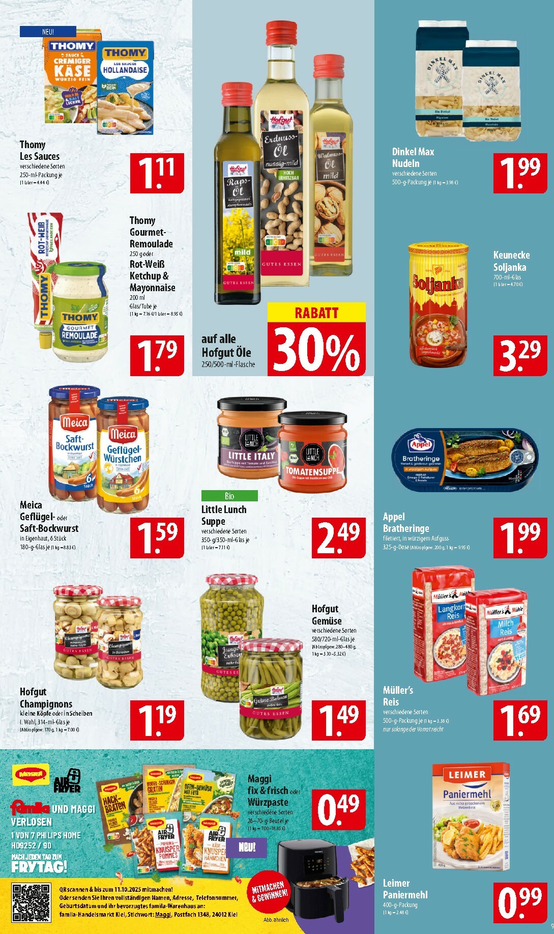 famila-nordost - Famila Nordost-Prospekt gültig vom 29.09. bis 04.10. - page: 9