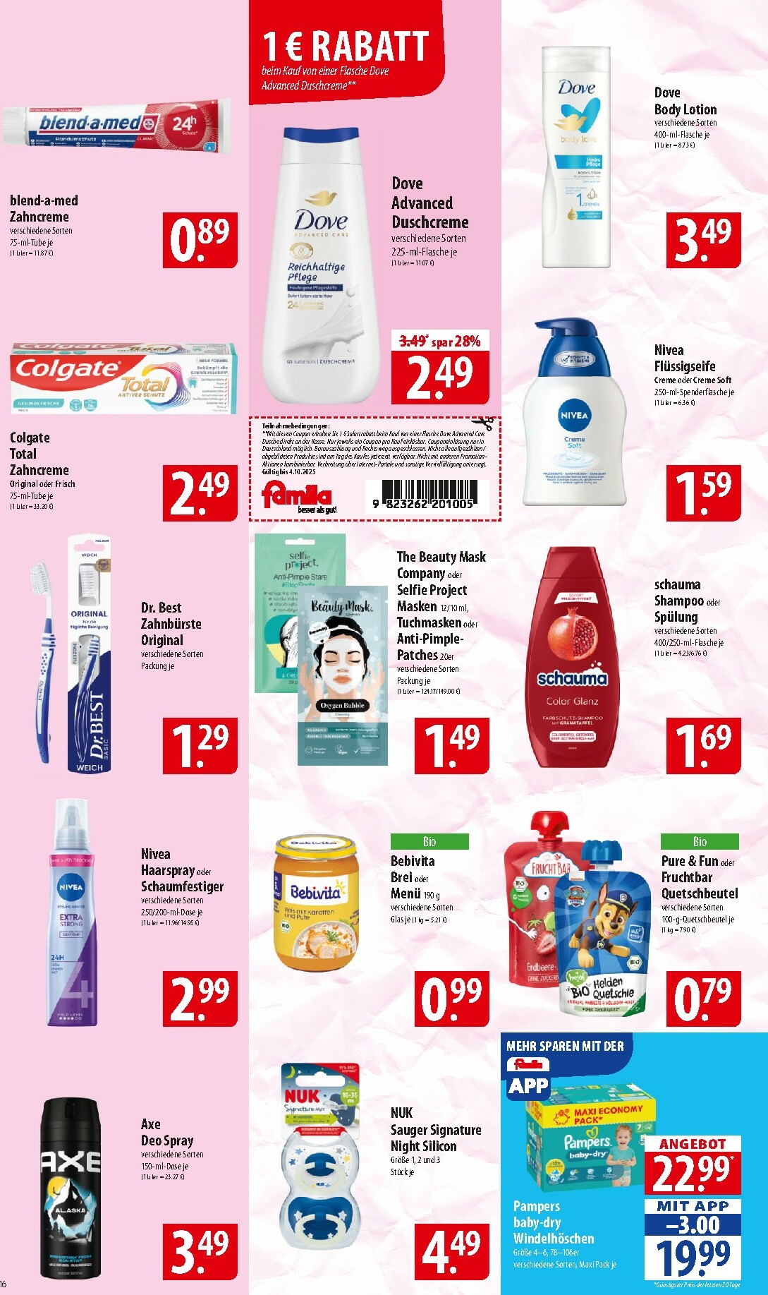 famila-nordost - Famila Nordost-Prospekt gültig vom 29.09. bis 04.10. - page: 16