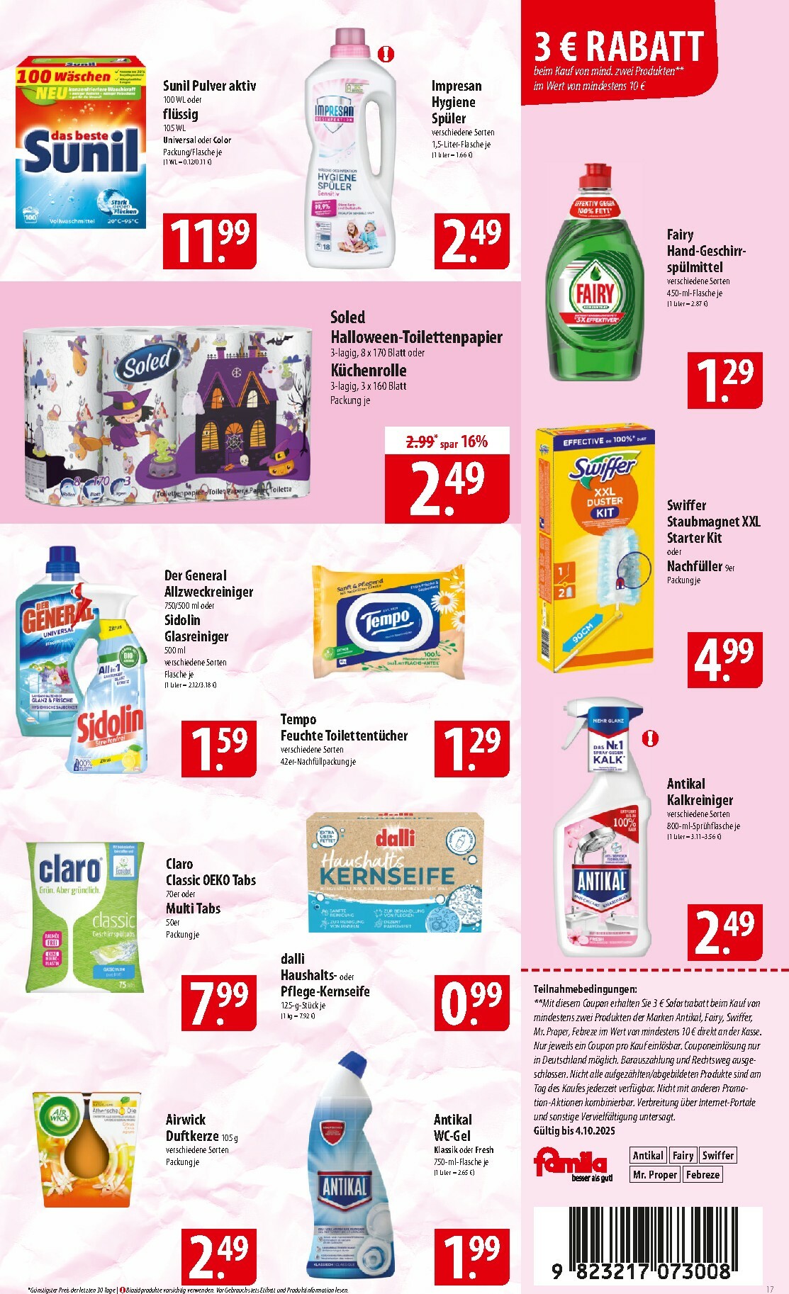 famila-nordost - Famila Nordost-Prospekt gültig vom 29.09. bis 04.10. - page: 17